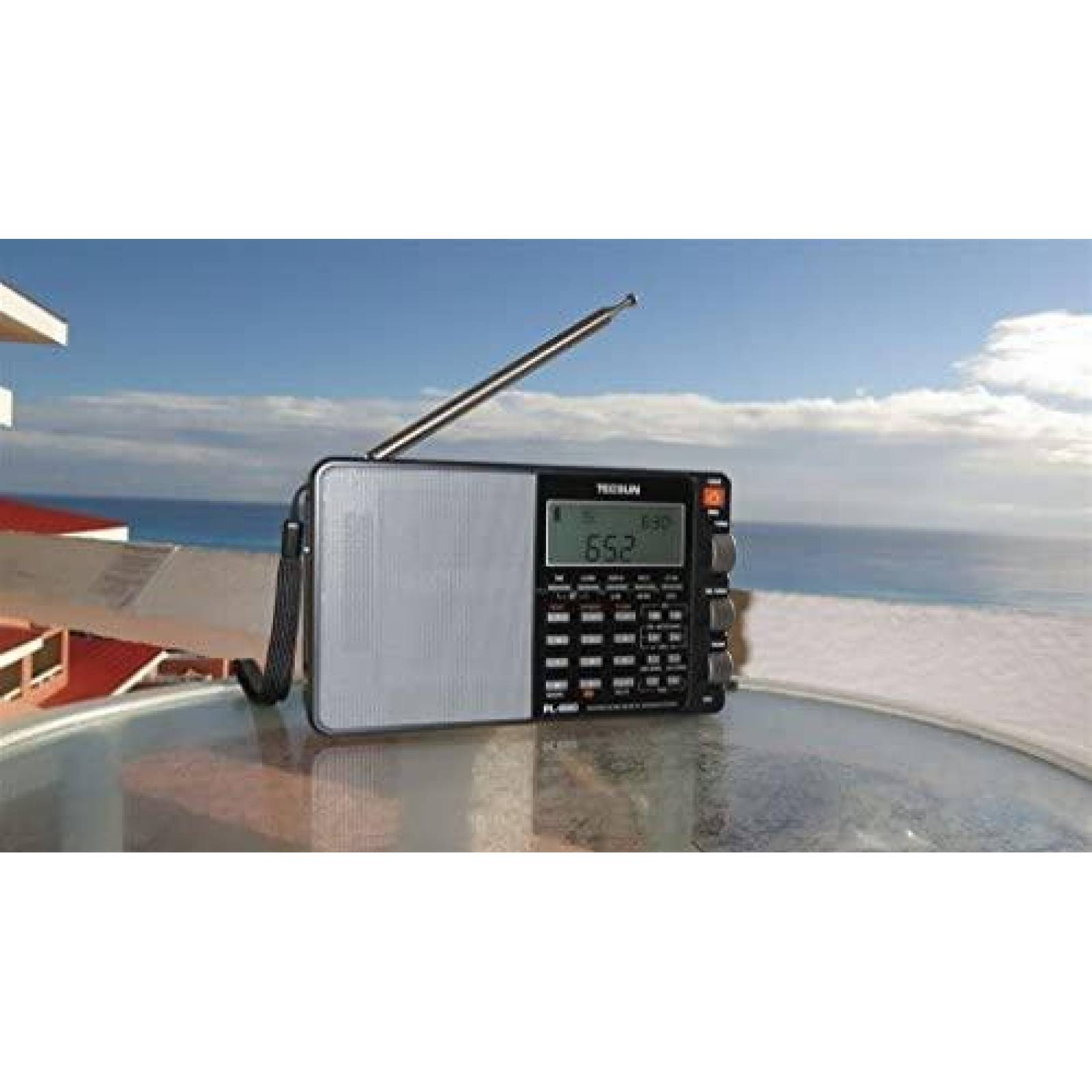Radio TECSUN PL880 portatil digital PLL AM/PM -Negro