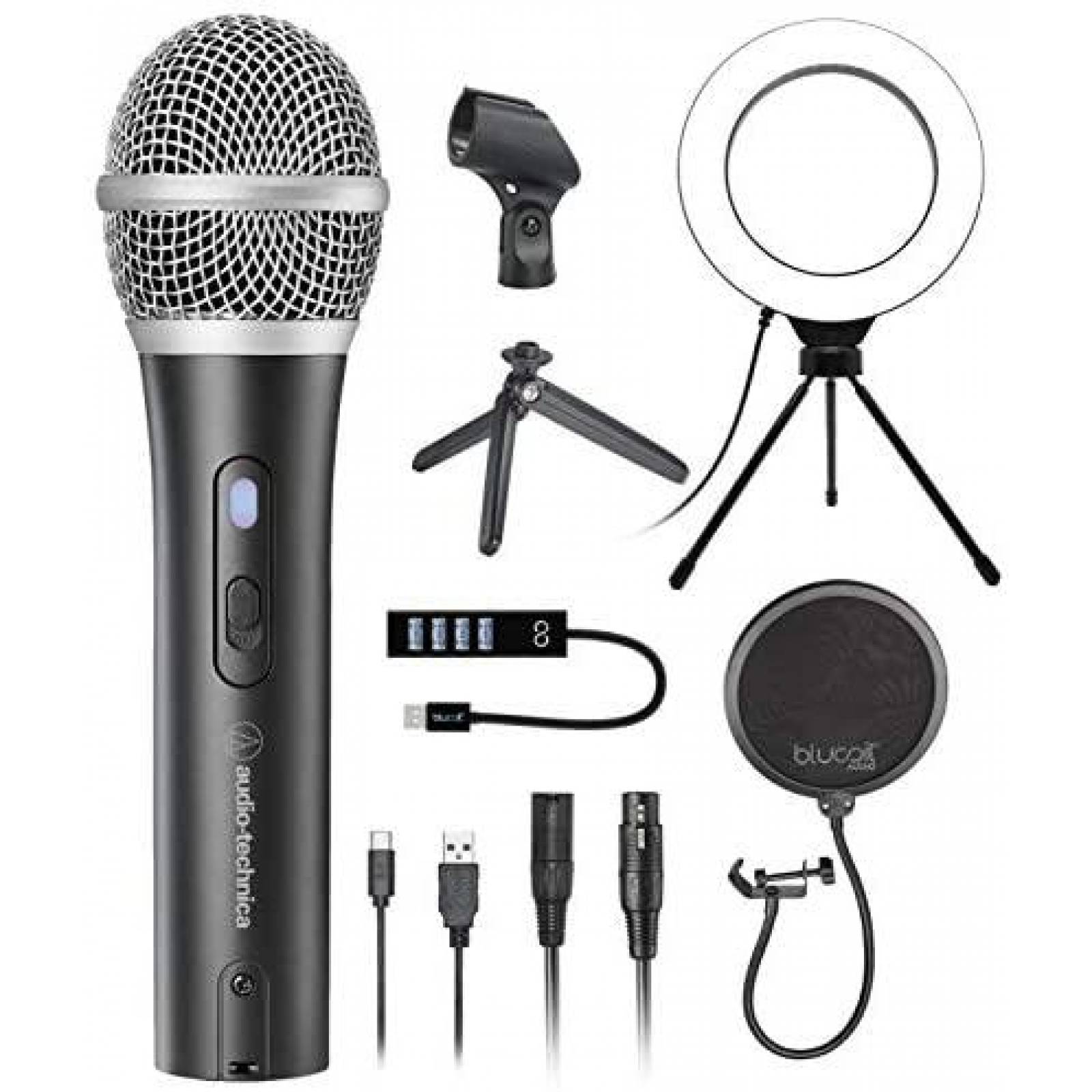 Microfono Audio-Technica ATR2100X-USB USB con Accesorios