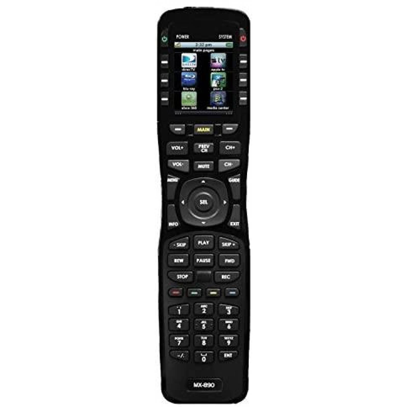 Control Remoto URC MX-890 Rango de 100 pies -Negro