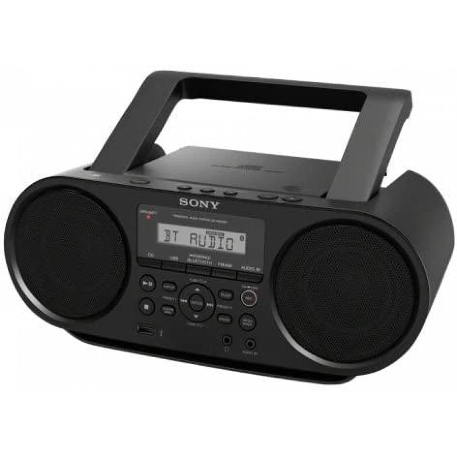 Boombox Sony ZSRS60BT CD/Bluetooth/NFC/USB/FM/AM -Negro