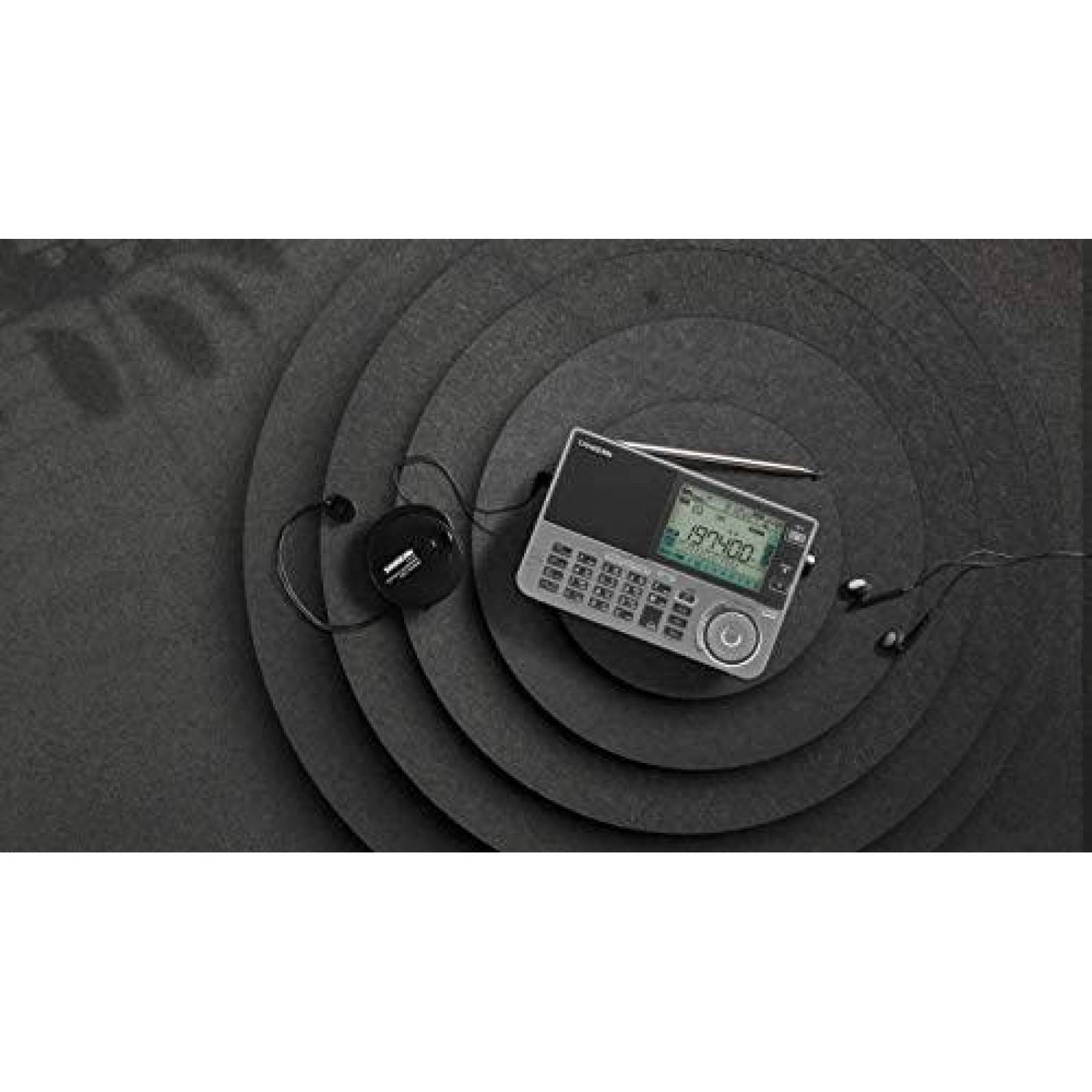 Radio Sangean ATS-909X2 USB AUX 2.5mm LCD 137 MHz -Gris