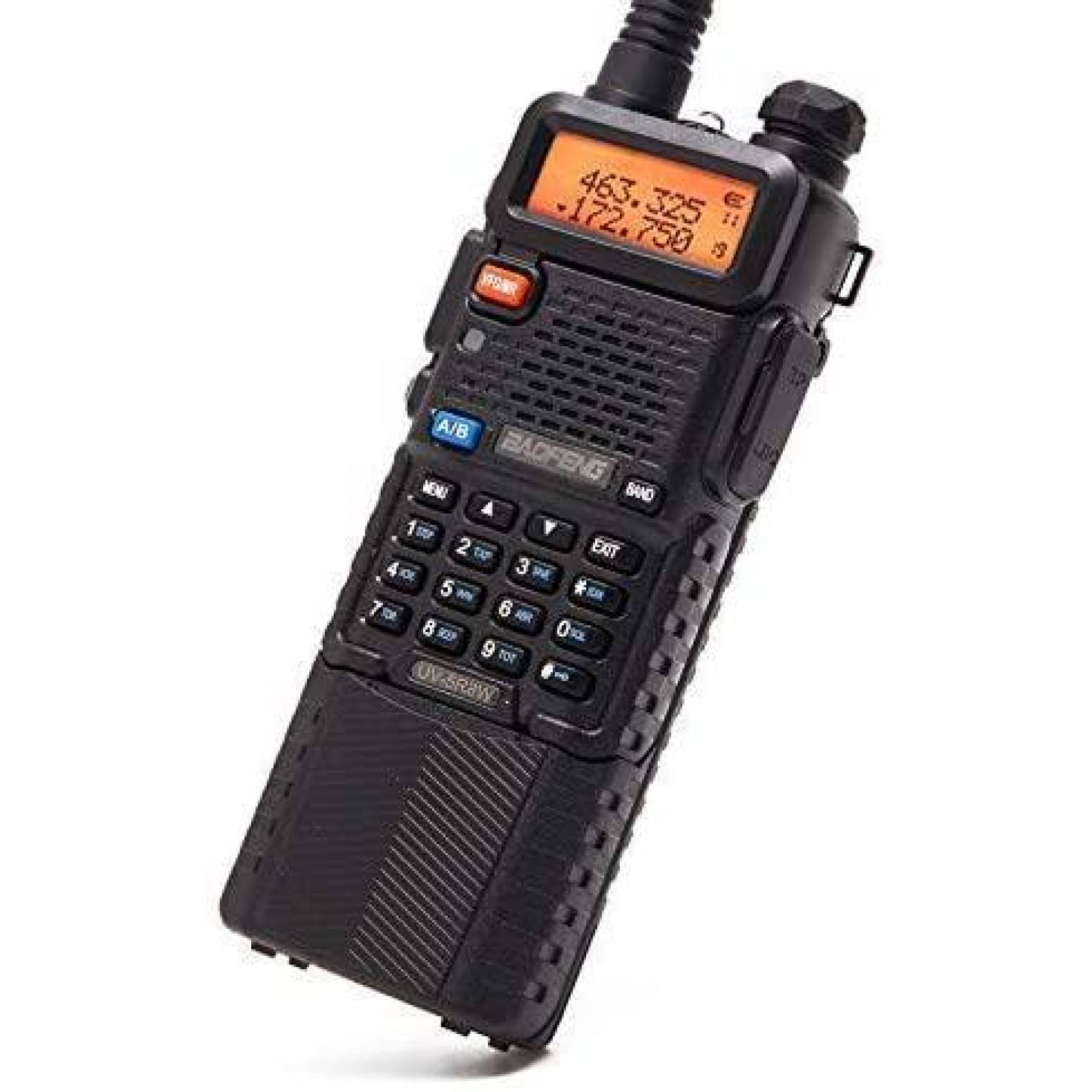 Par de Radios BAOFENG UV-5R Banda Dual 8 Watts -Negro