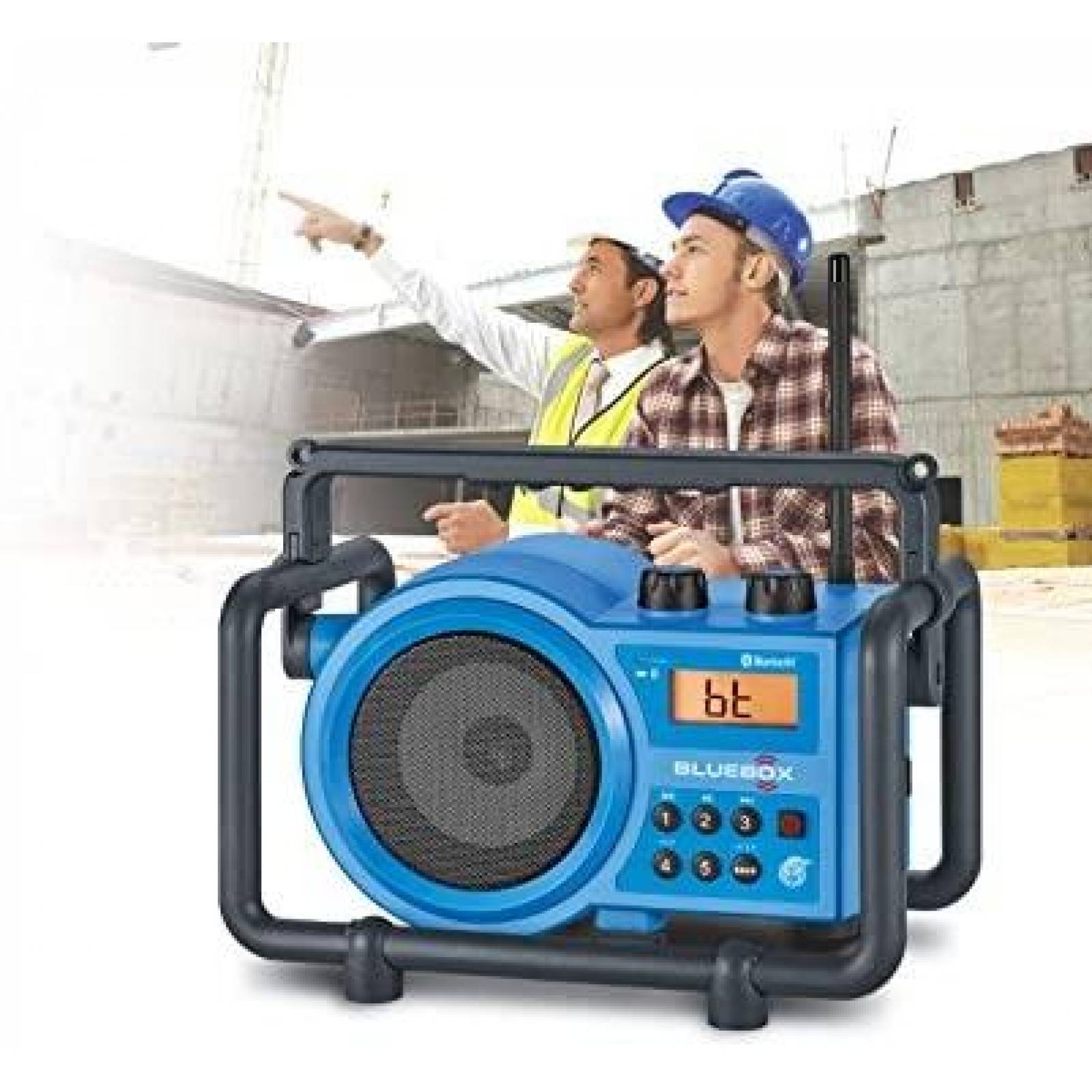 Radio Sangean BB-100 Digital de AM / FM Bluetooth -Azul