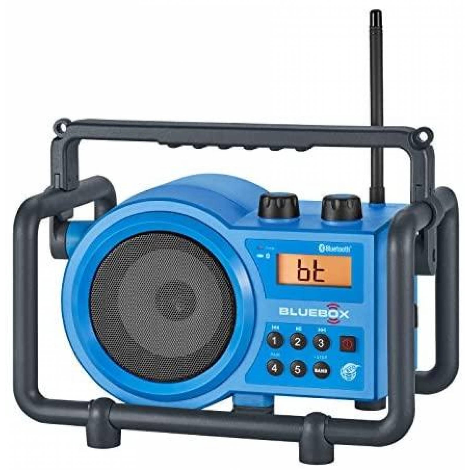 Radio Sangean BB-100 Digital de AM / FM Bluetooth -Azul