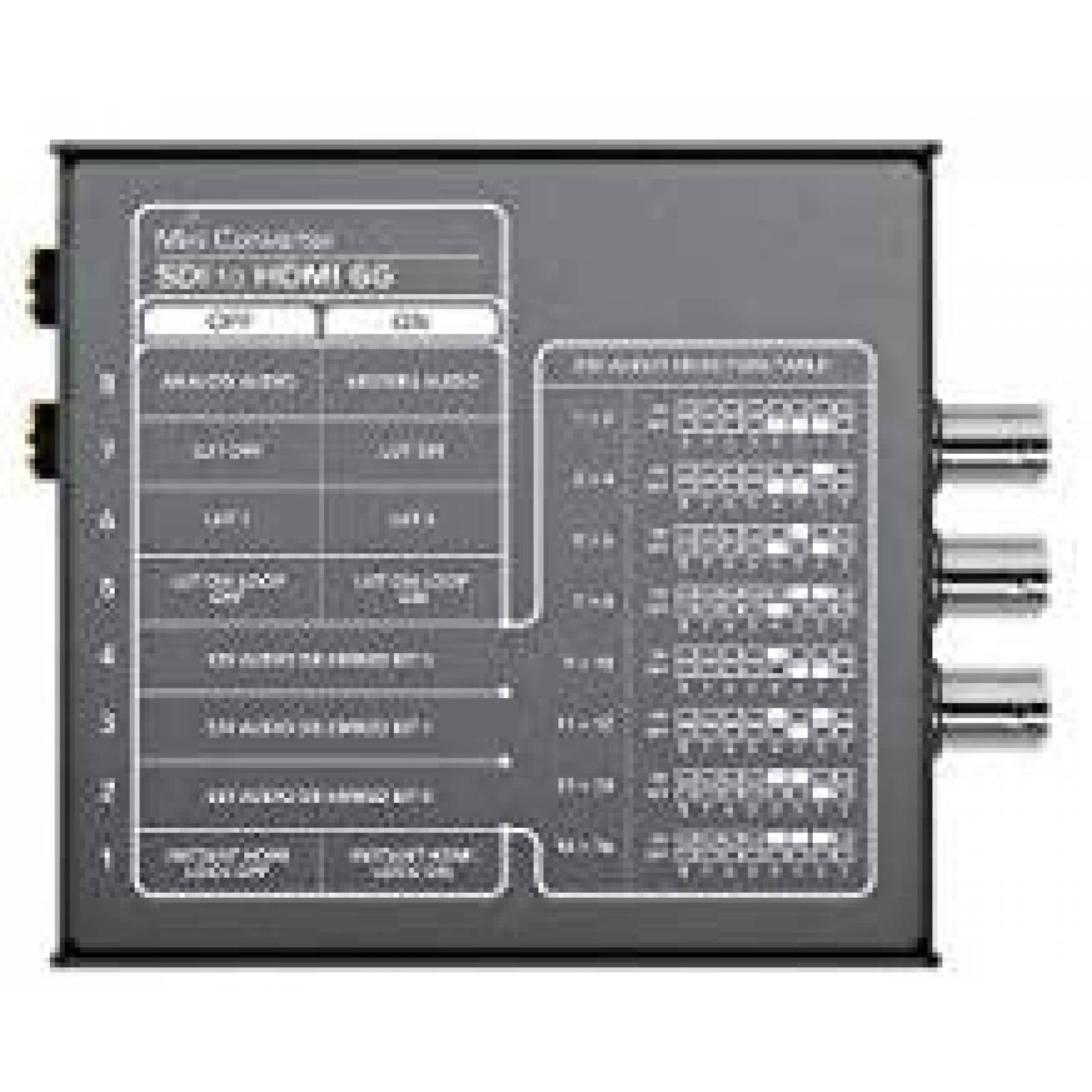 Convertor de Video Blackmagic CONVMBSH4K6G 4096x2160 Pixeles