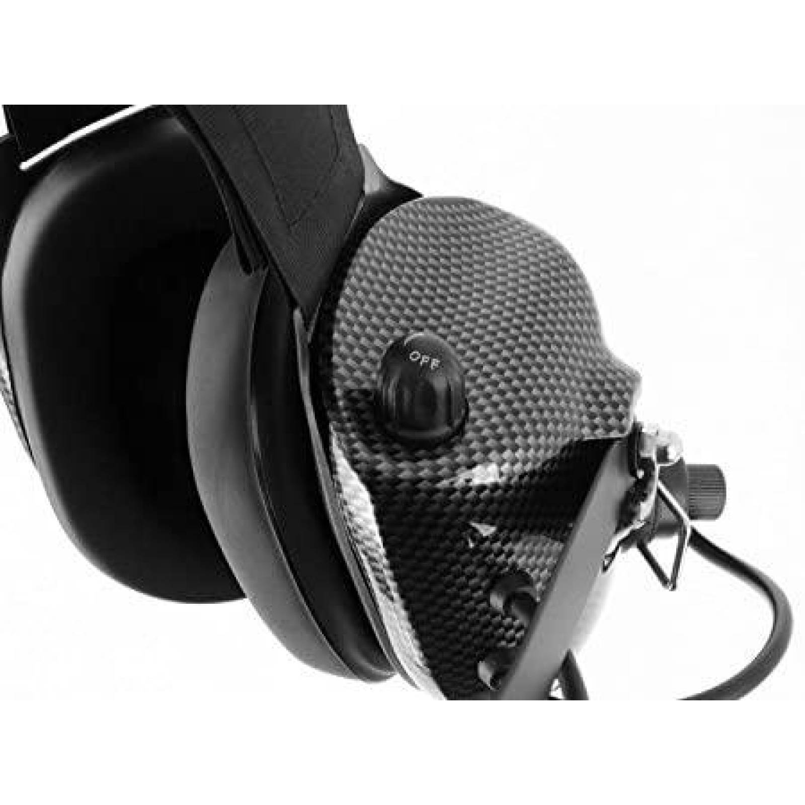 Audifonos de Aviacion Rugged Radios H41CF Fibra de Carbono