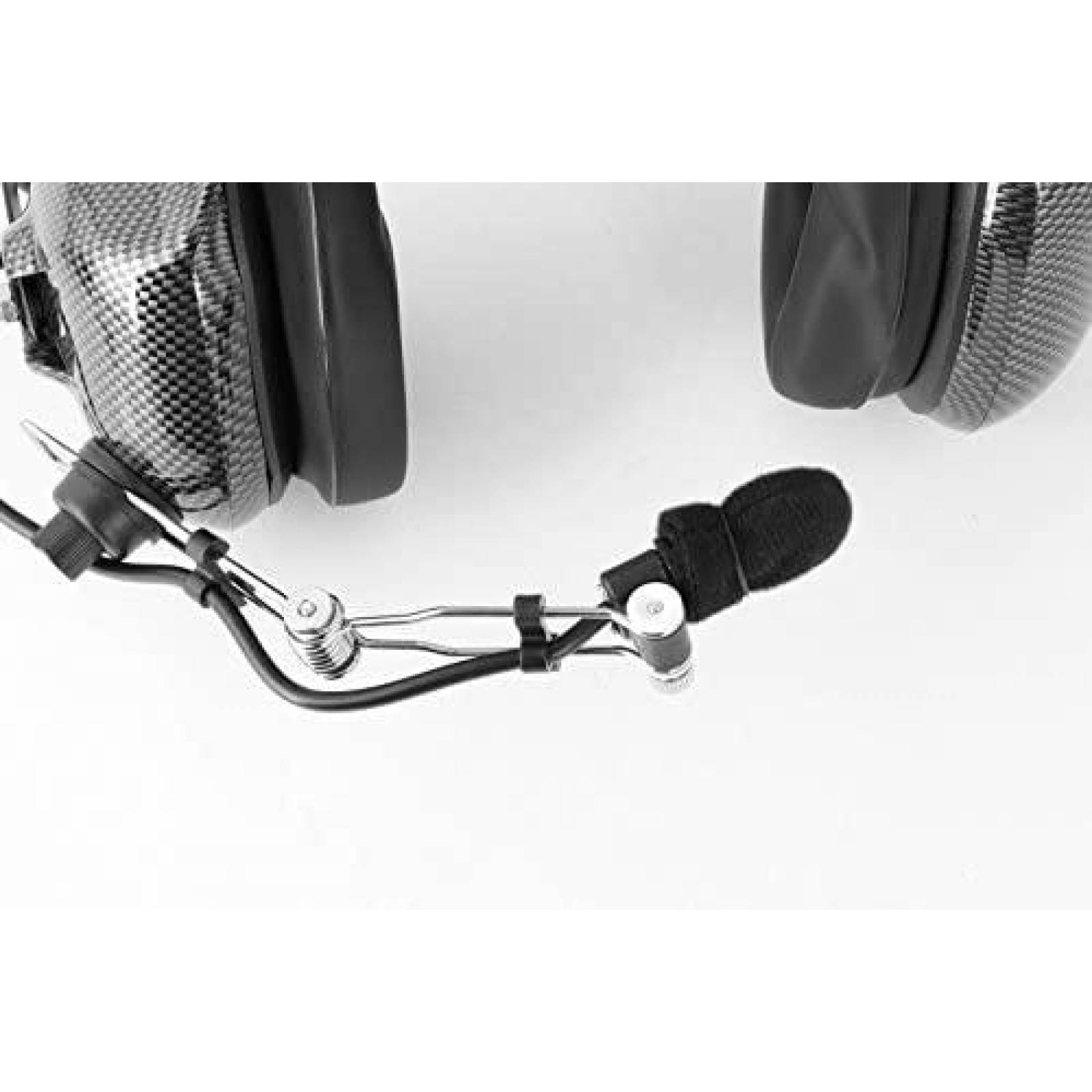 Audifonos de Aviacion Rugged Radios H41CF Fibra de Carbono