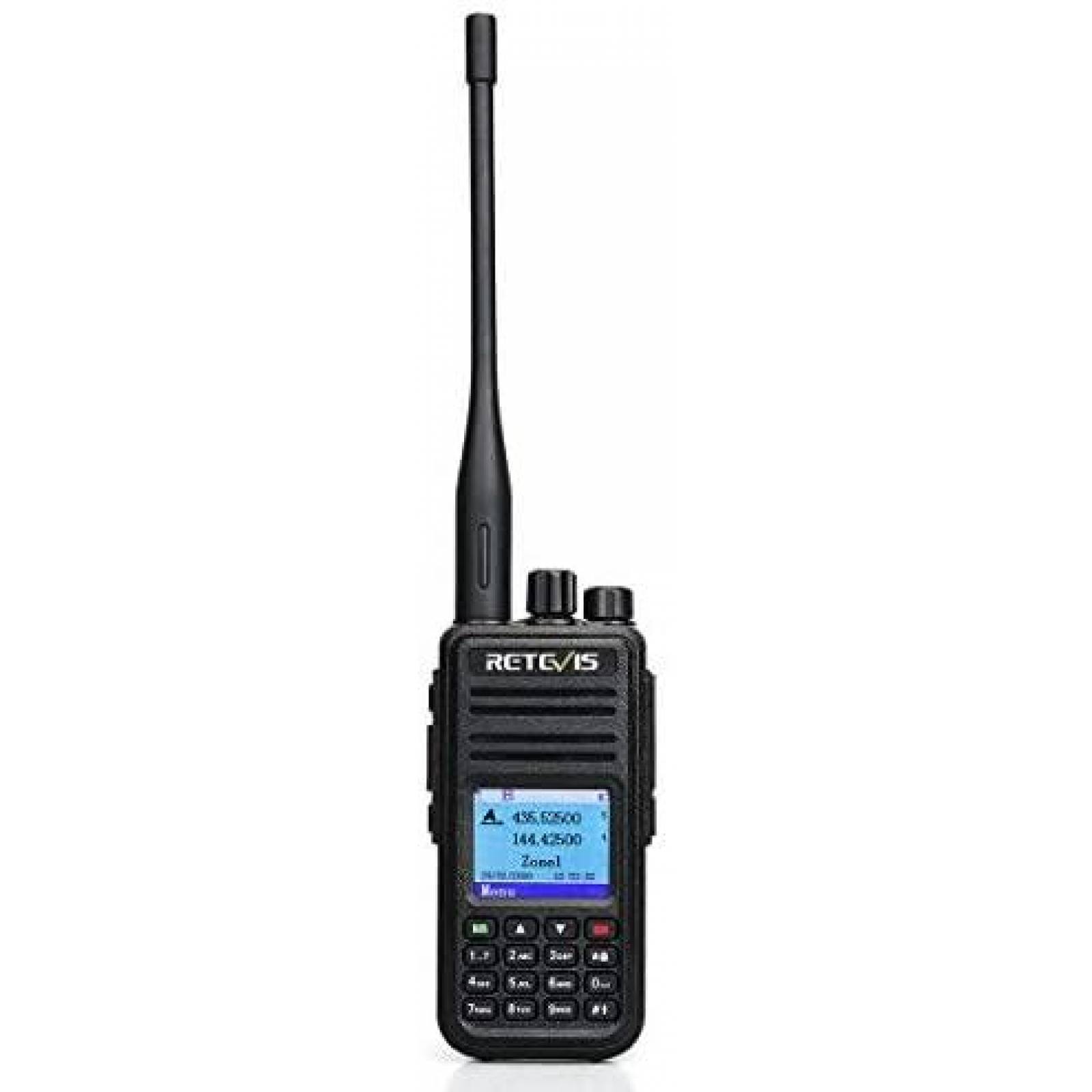 Radio Retevis RT3S Banda dual DMR GPS 2 caminos -Negro