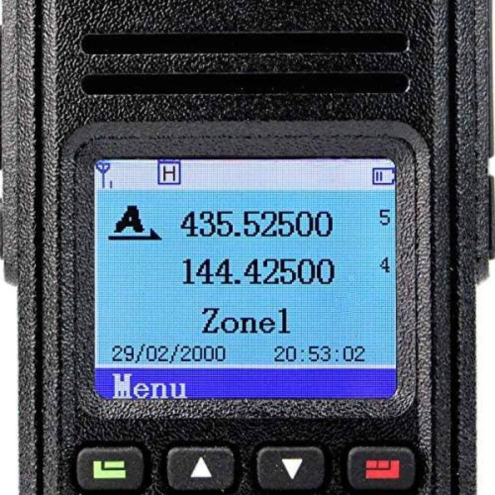 Radio Retevis RT3S Banda dual DMR GPS 2 caminos -Negro