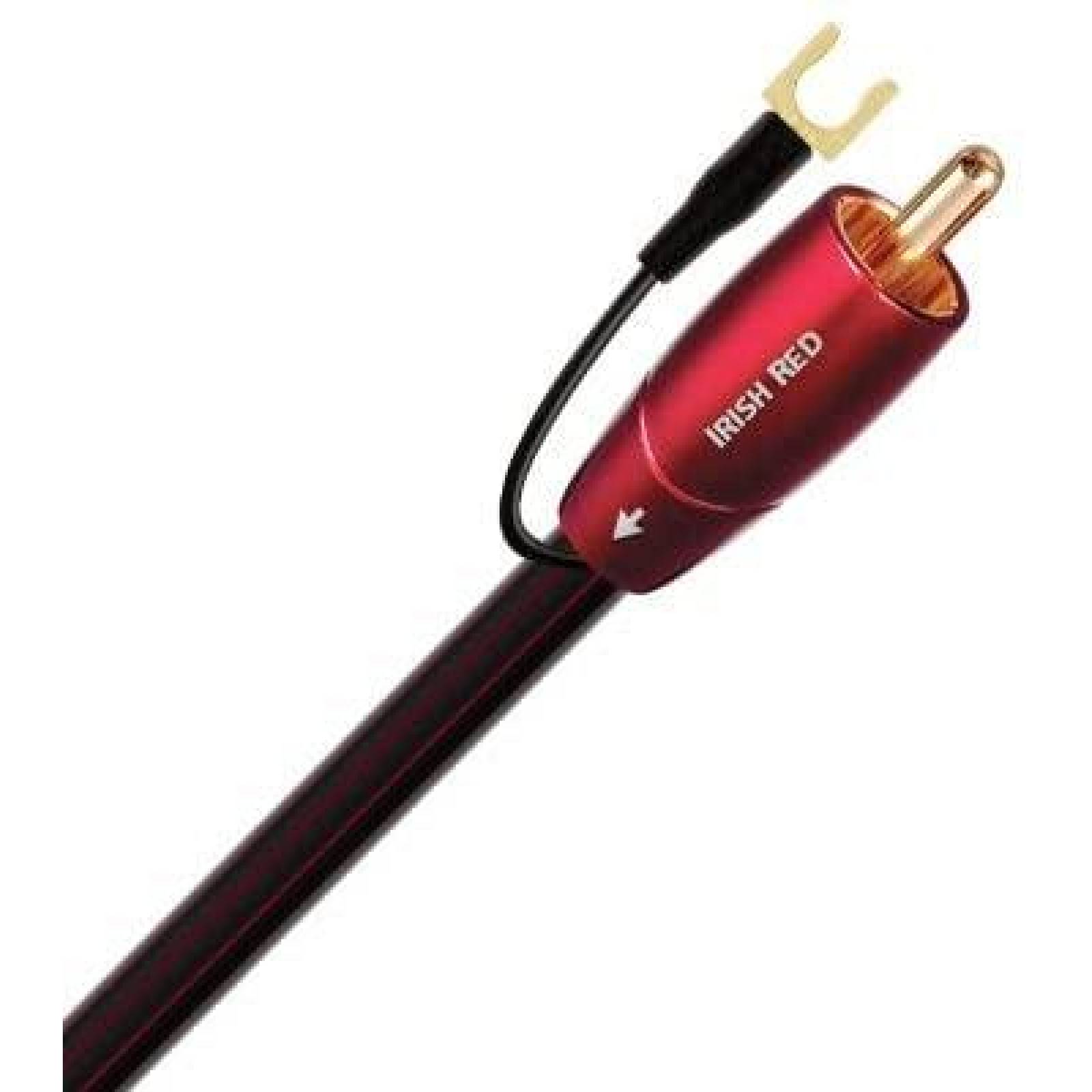Cable AudioQuest Irish Red RCAs para Subwoofer de 26.2 ft