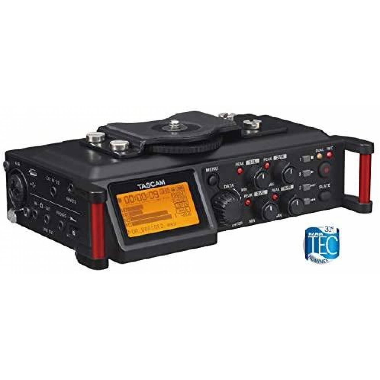 Grabadora Sonido Tascam DR-70D 4 Track para Camara DSLR -Neg