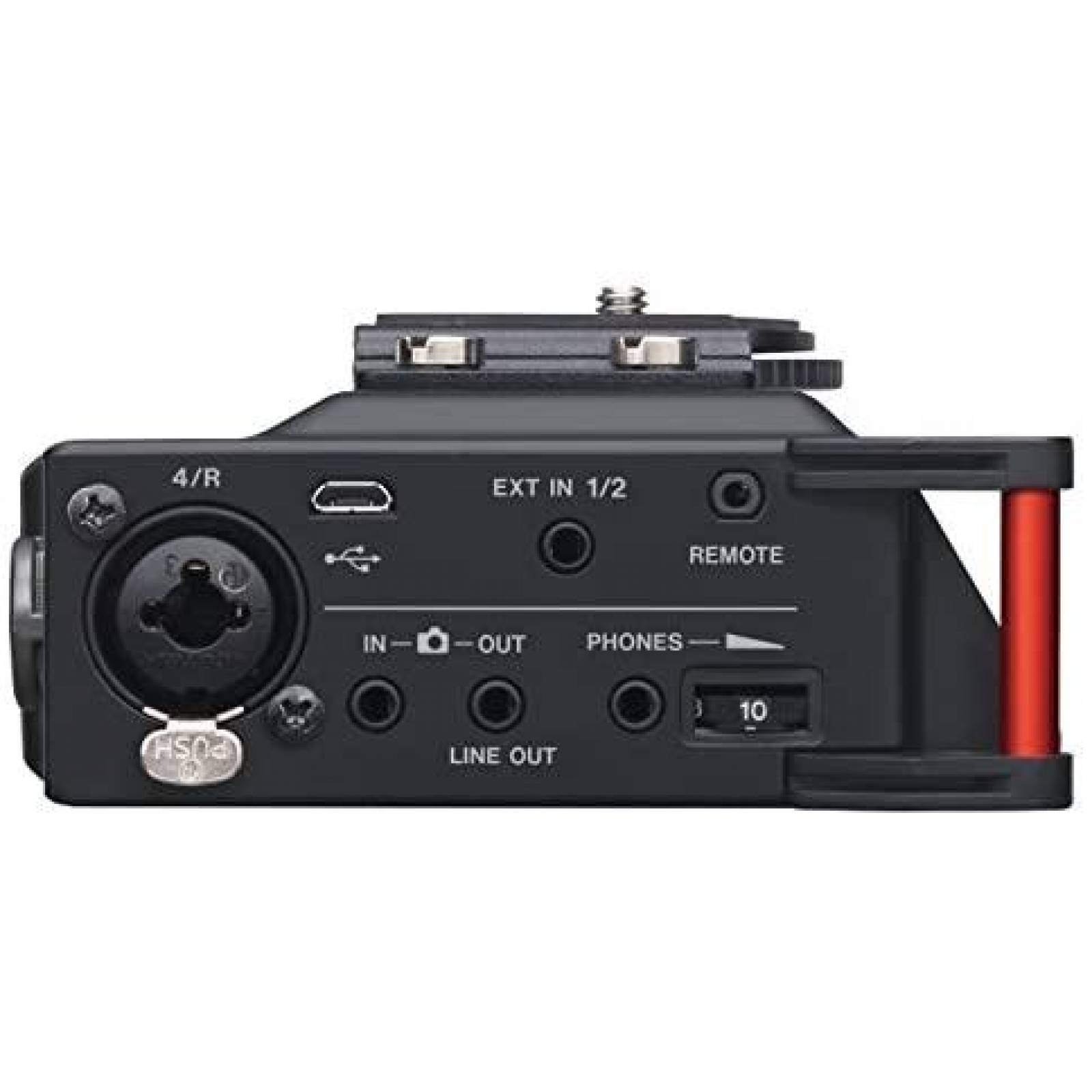 Grabadora Sonido Tascam DR-70D 4 Track para Camara DSLR -Neg
