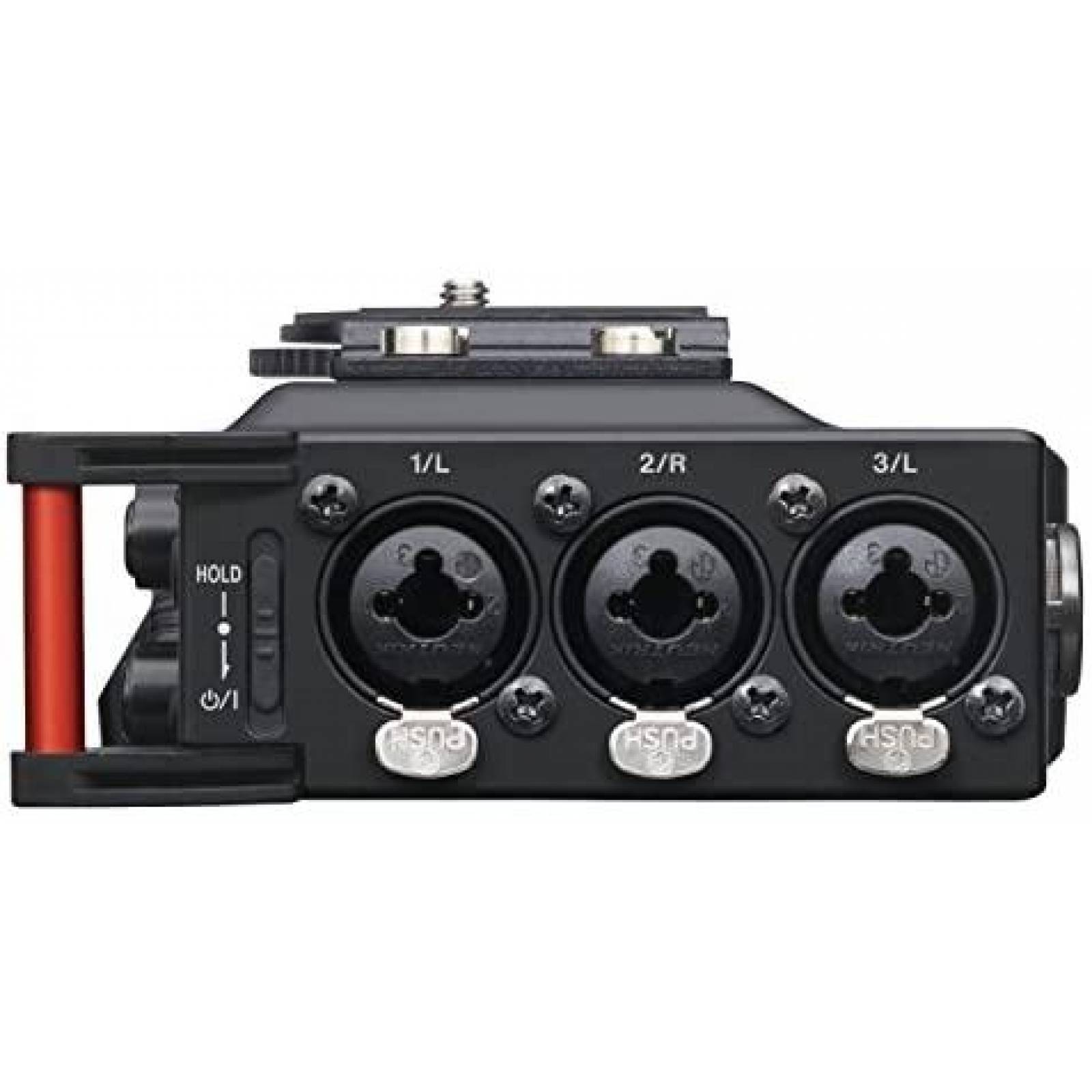 Grabadora Sonido Tascam DR-70D 4 Track para Camara DSLR -Neg