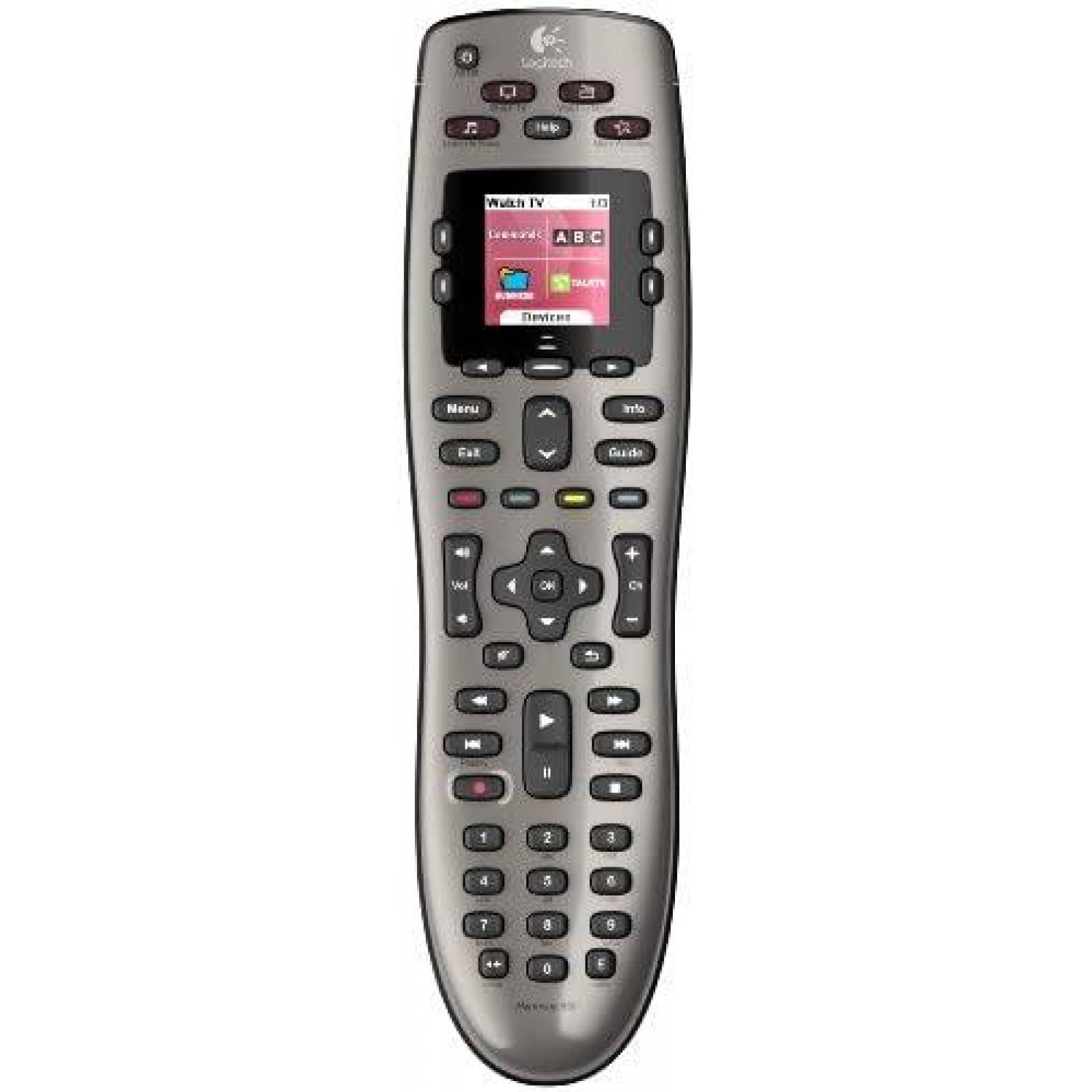 Control Remoto Logitech Harmony 650 Television -Plateado