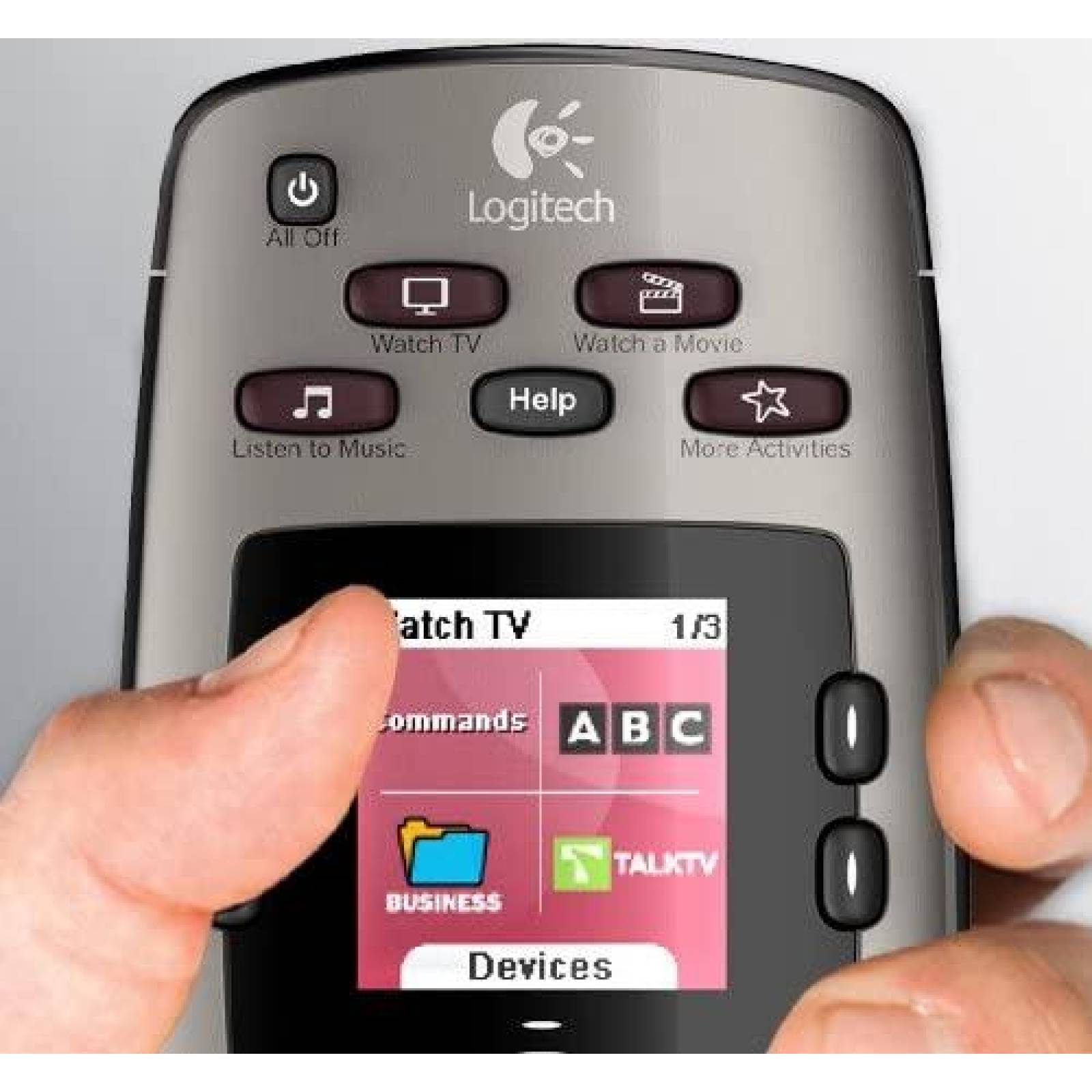 Control Remoto Logitech Harmony 650 Television -Plateado