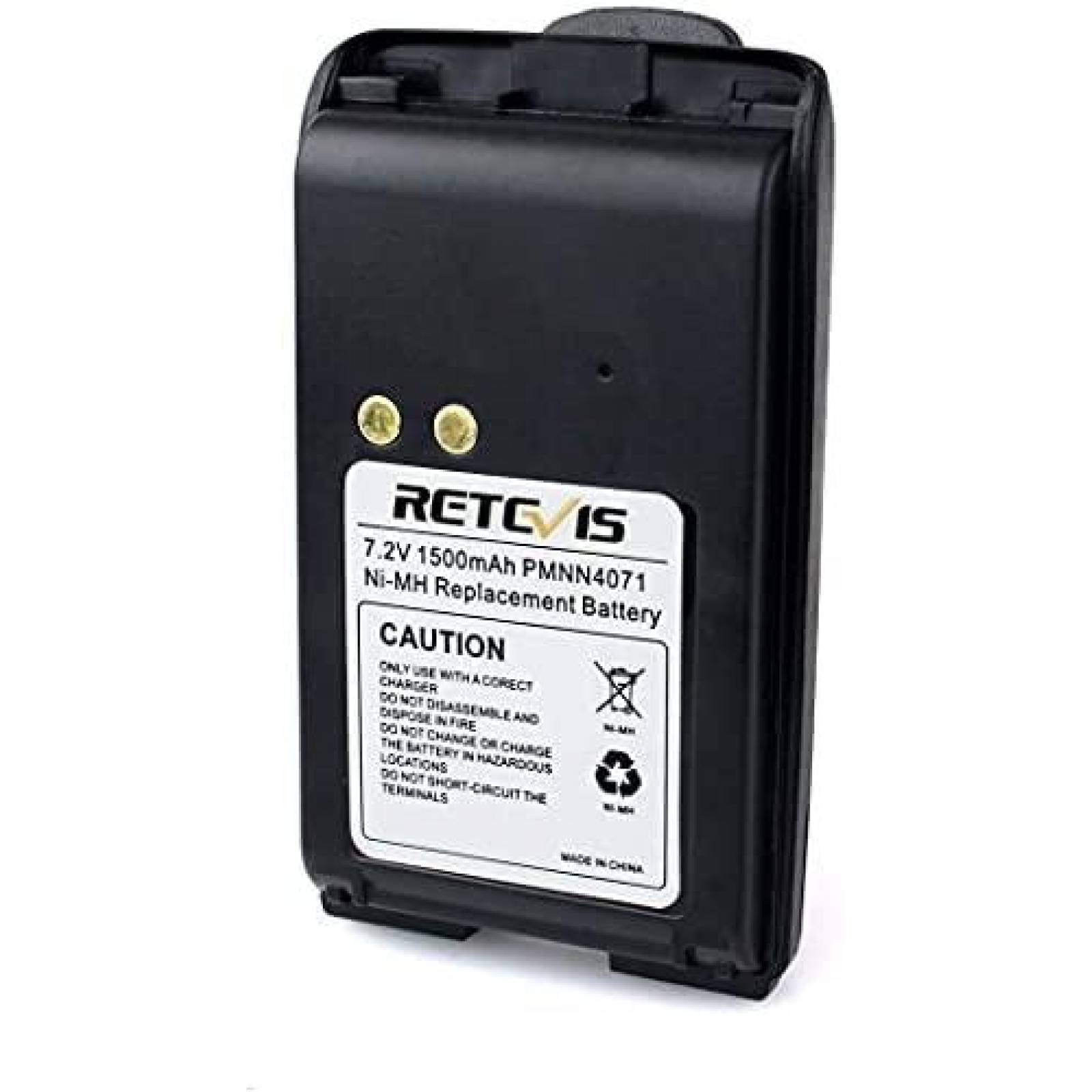 Bateria de radio Retevis PMNN4071 Recargable 5pcs -Negro