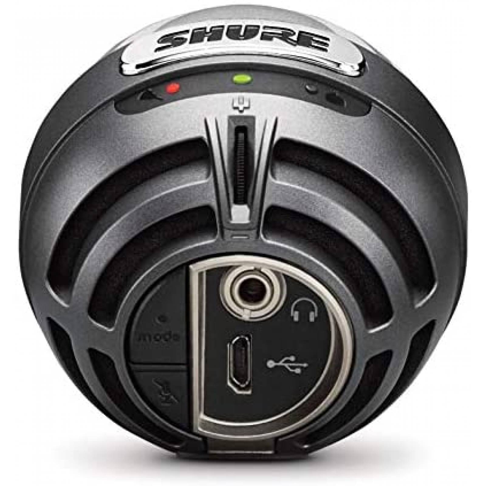 Microfono Condensador Shure MV5 Digital Cable USB -Gris
