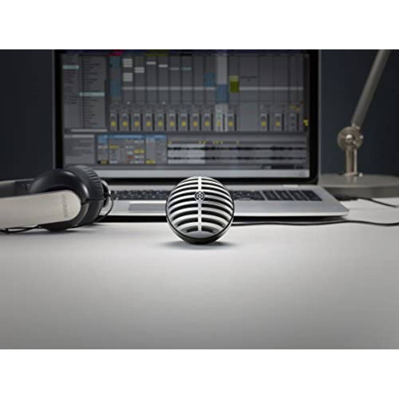 Microfono Condensador Shure MV5 Digital Cable USB -Gris