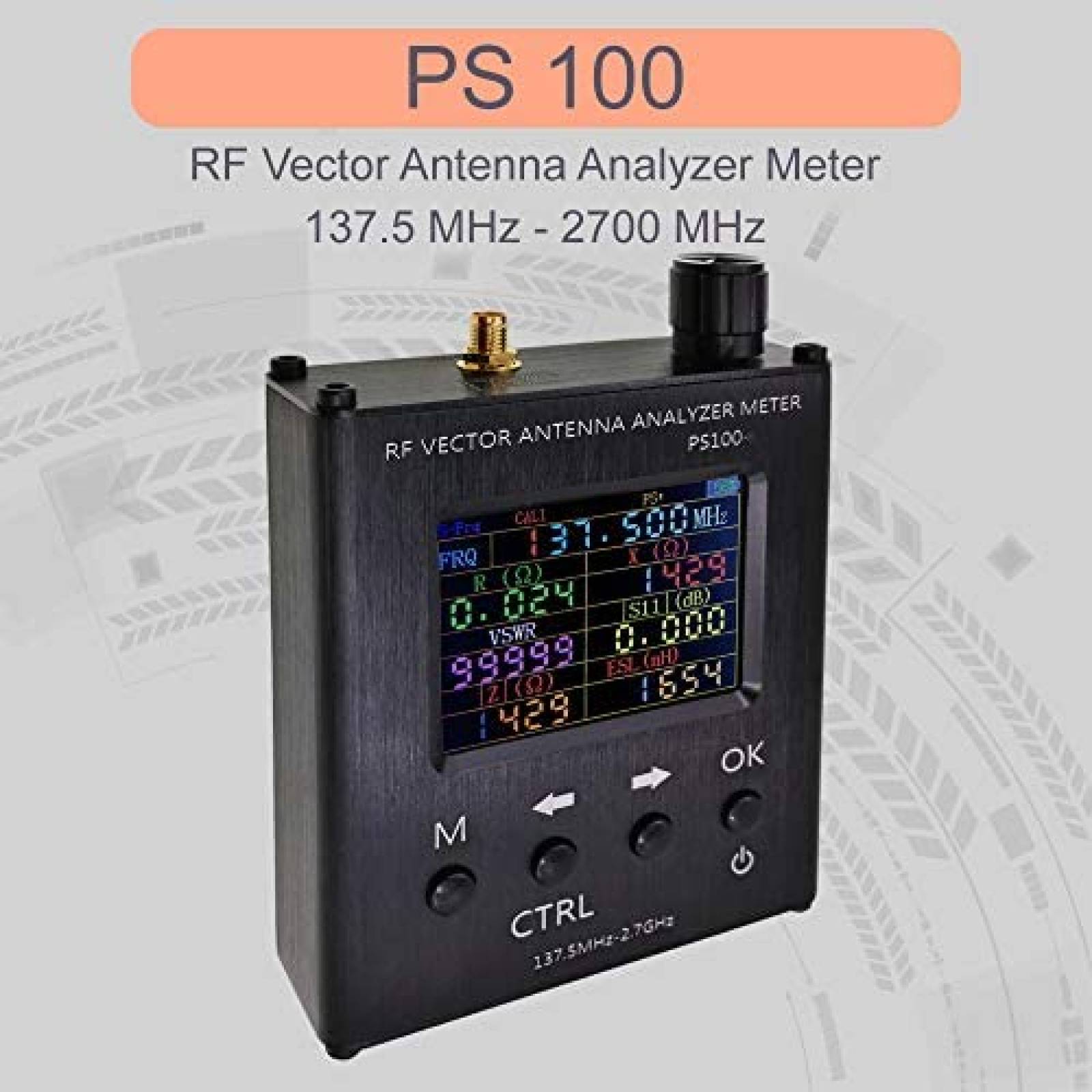 Analizador Yi Zhan Tong Medidor de Antena 6.1"x3.7"x3.2"