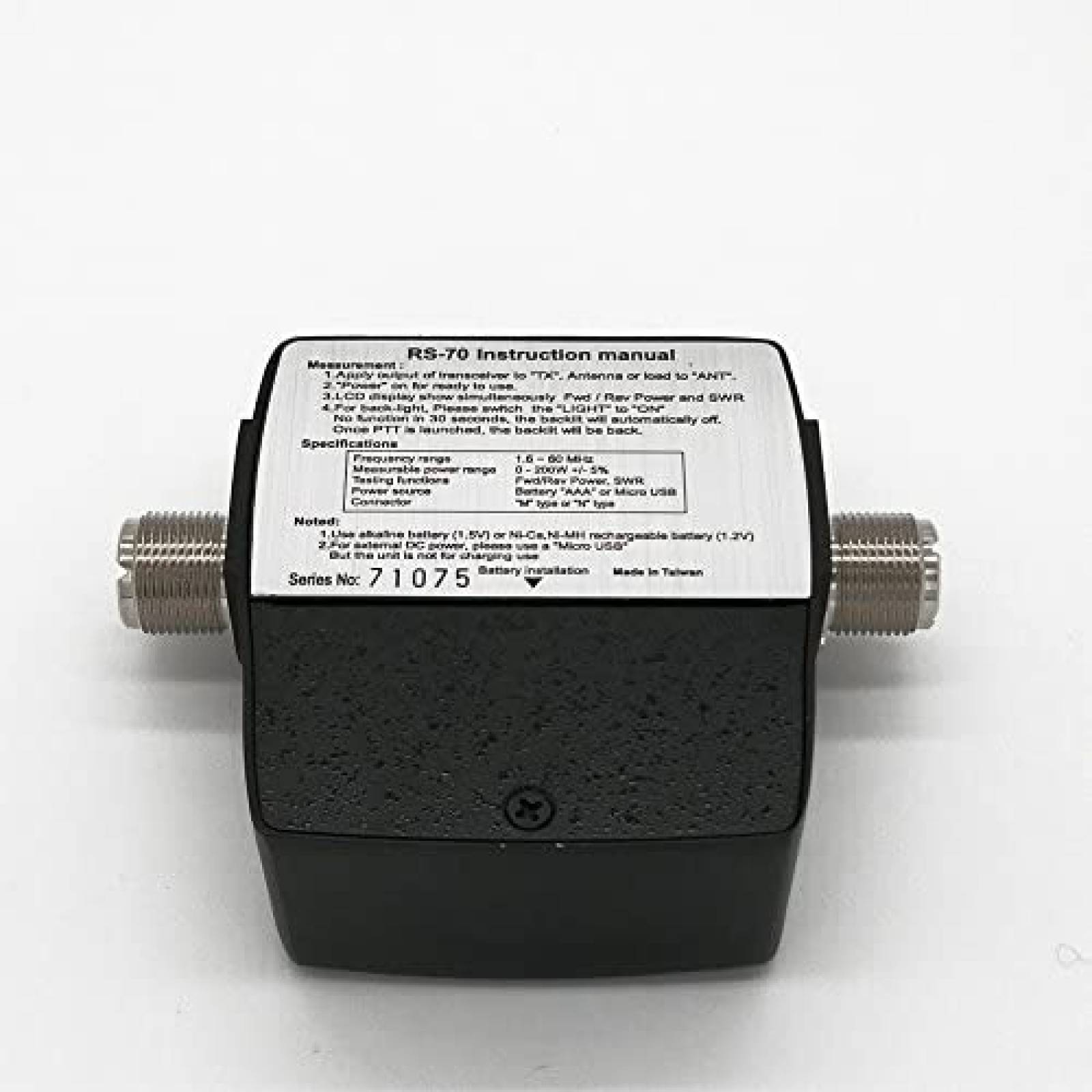 Radio bidireccional Youmei RS-70 1.6-60MHz 200W -Negro