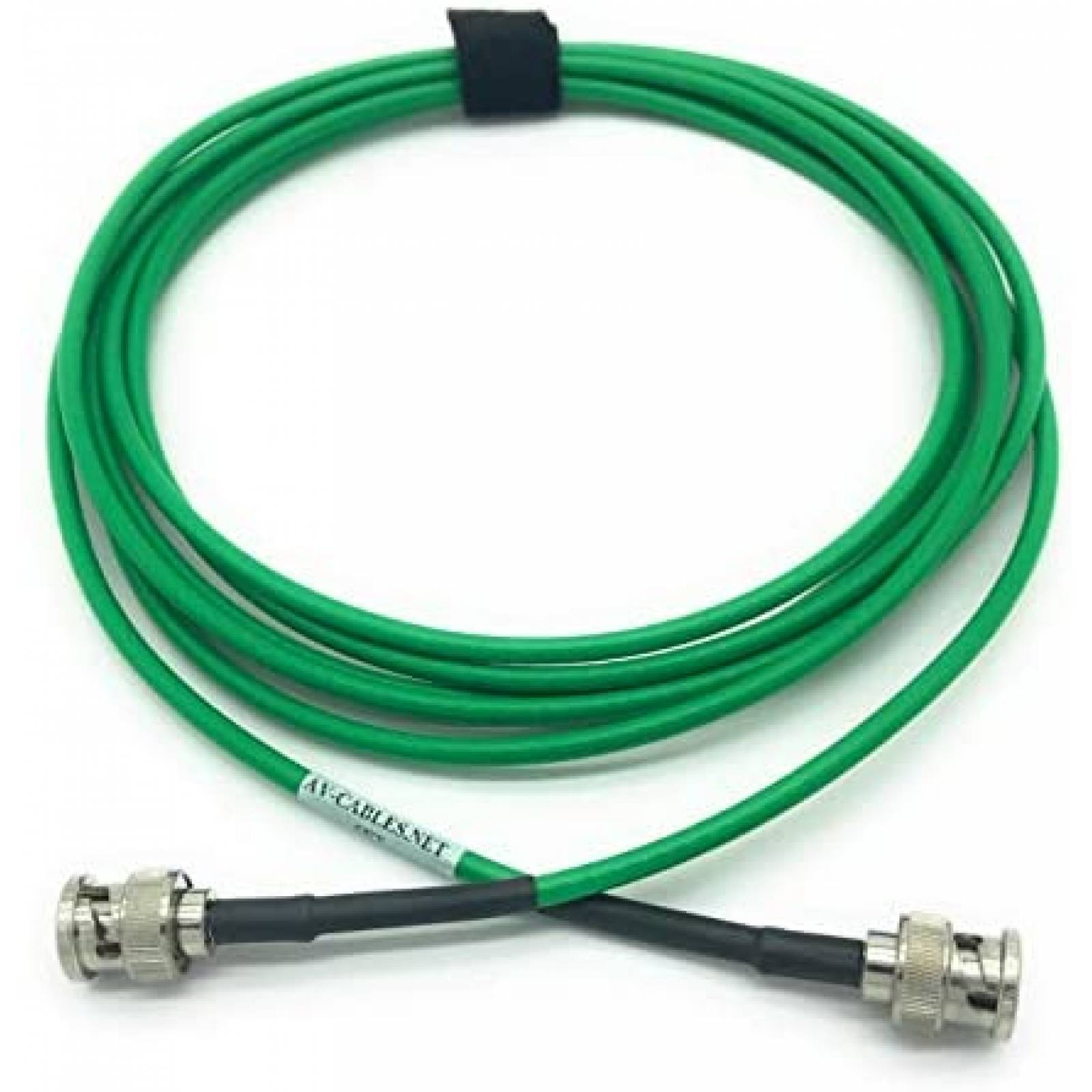 Cable coaxial AV-Cables Belden 1855A 100pies 3G/6G -Verde