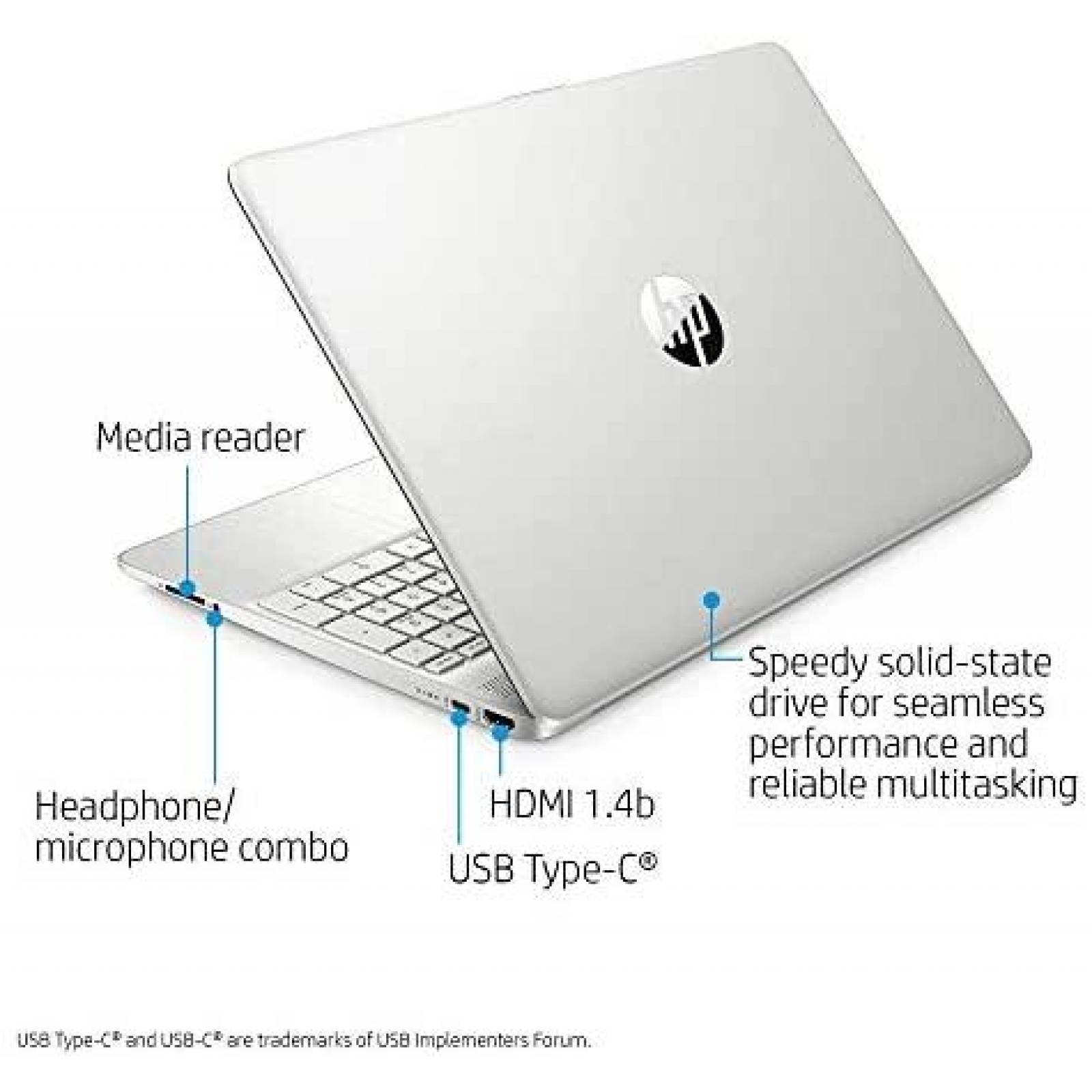 Laptop HP 15-ef1010nr 15'' 4GB AMD Athlon Gold 3150U