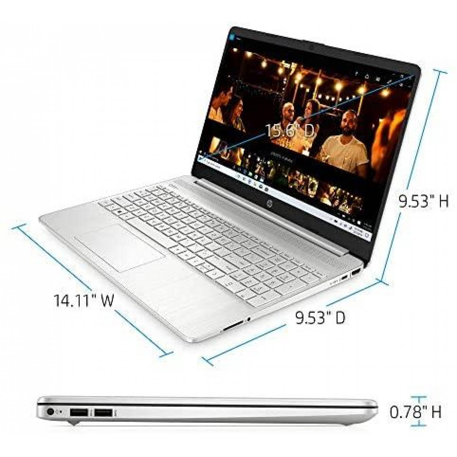 Laptop HP 15-ef1010nr 15'' 4GB AMD Athlon Gold 3150U