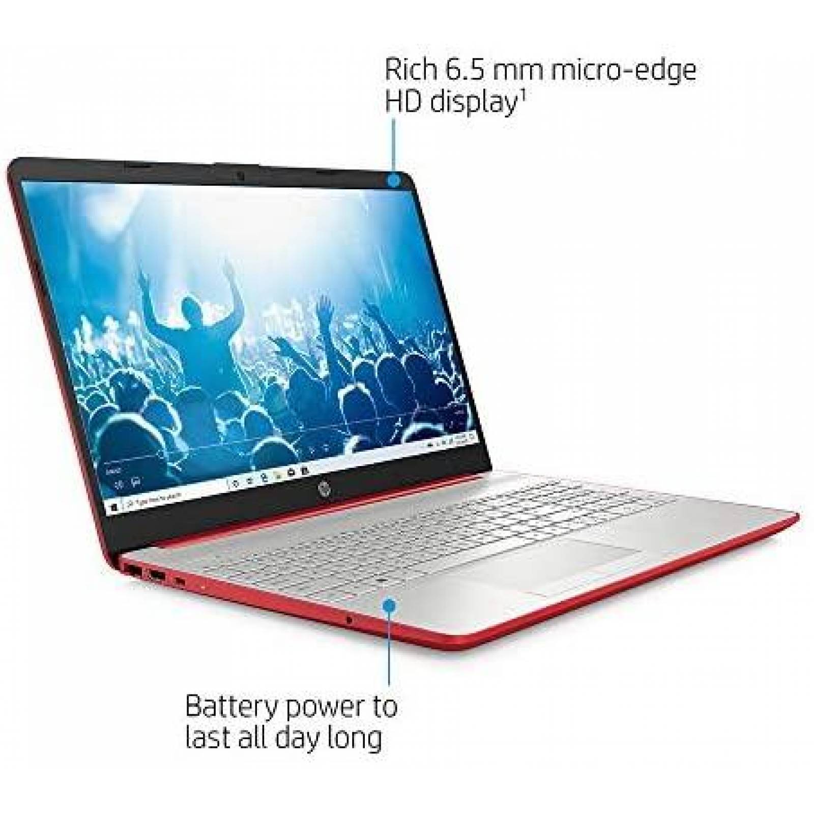 Laptop HP Pavilion 15.6'' HD 4GB RAM USB C HDMI -Blanco