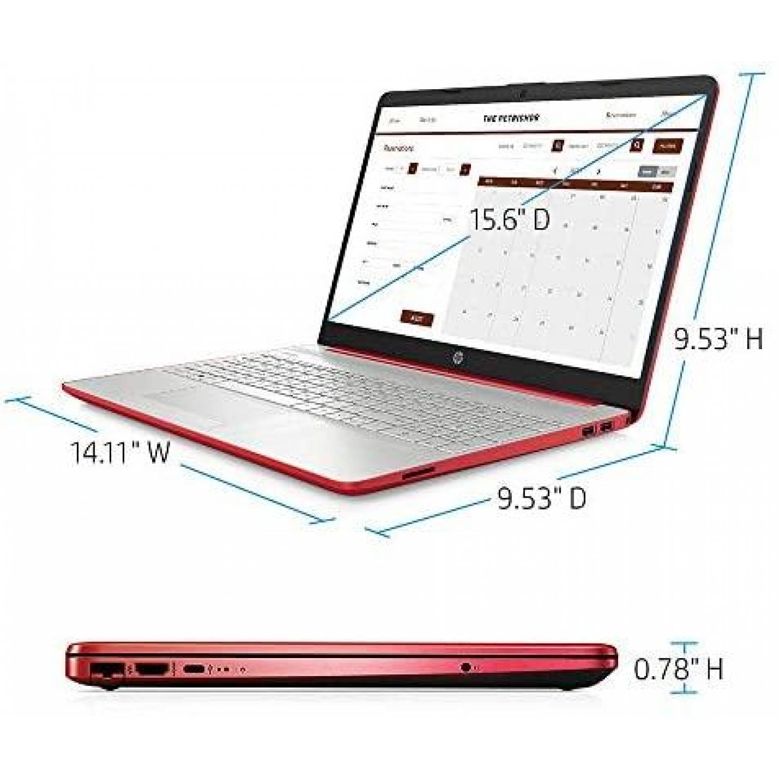 Laptop HP Pavilion 15.6'' HD 4GB RAM USB C HDMI -Blanco