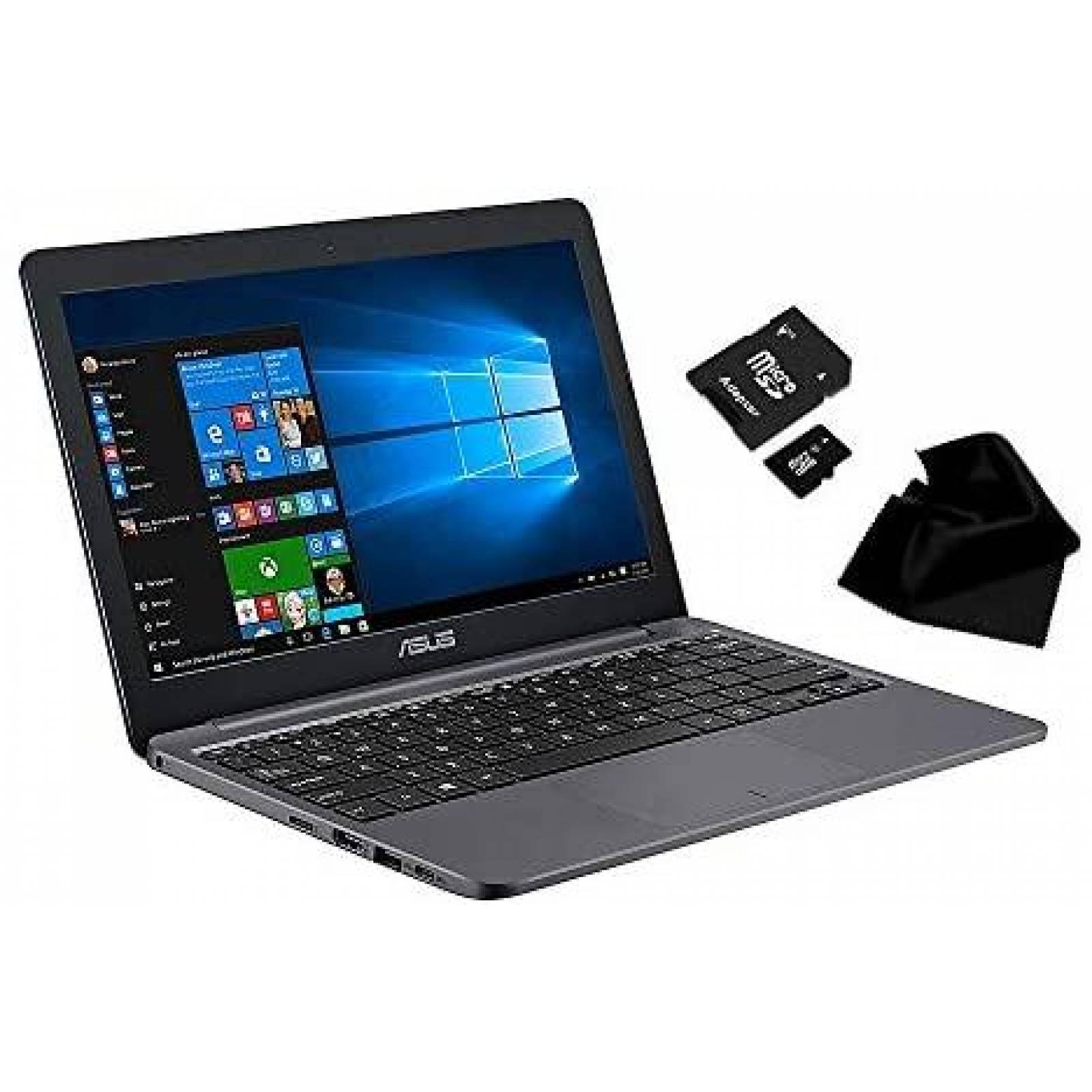 Laptop ASUS VivoBook E12 11.6" Celeron N3060 4GB 64GB -Negro