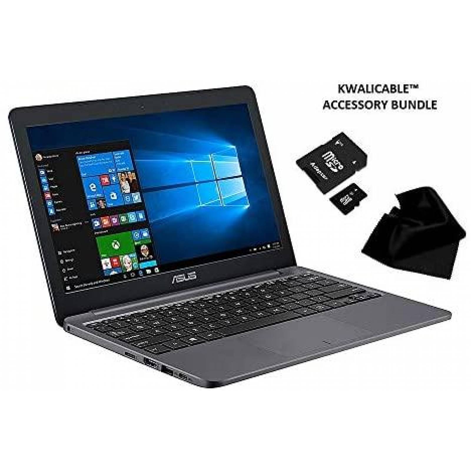 Laptop ASUS VivoBook E12 11.6" Celeron N3060 4GB 64GB -Negro
