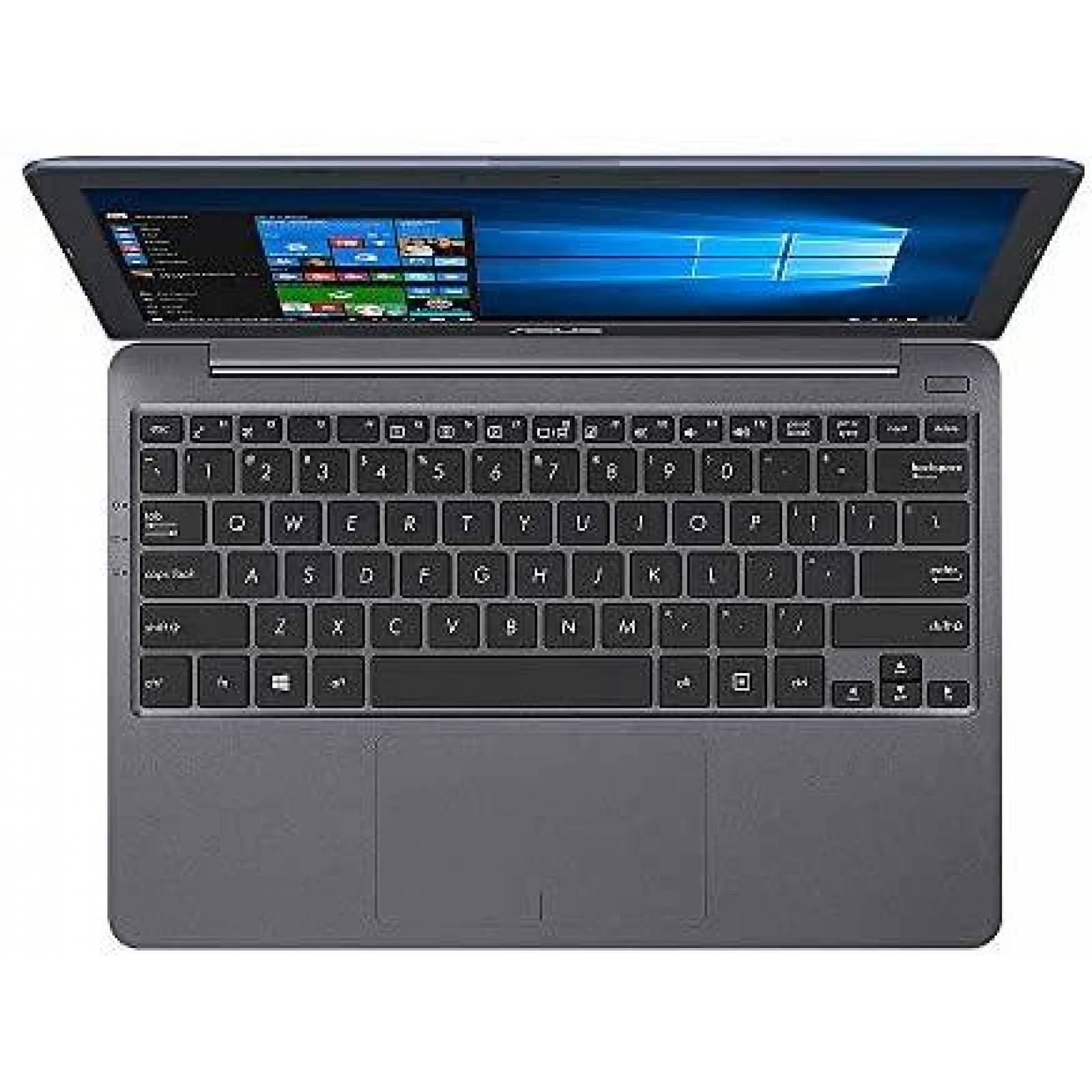 Laptop ASUS VivoBook E12 11.6" Celeron N3060 4GB 64GB -Negro