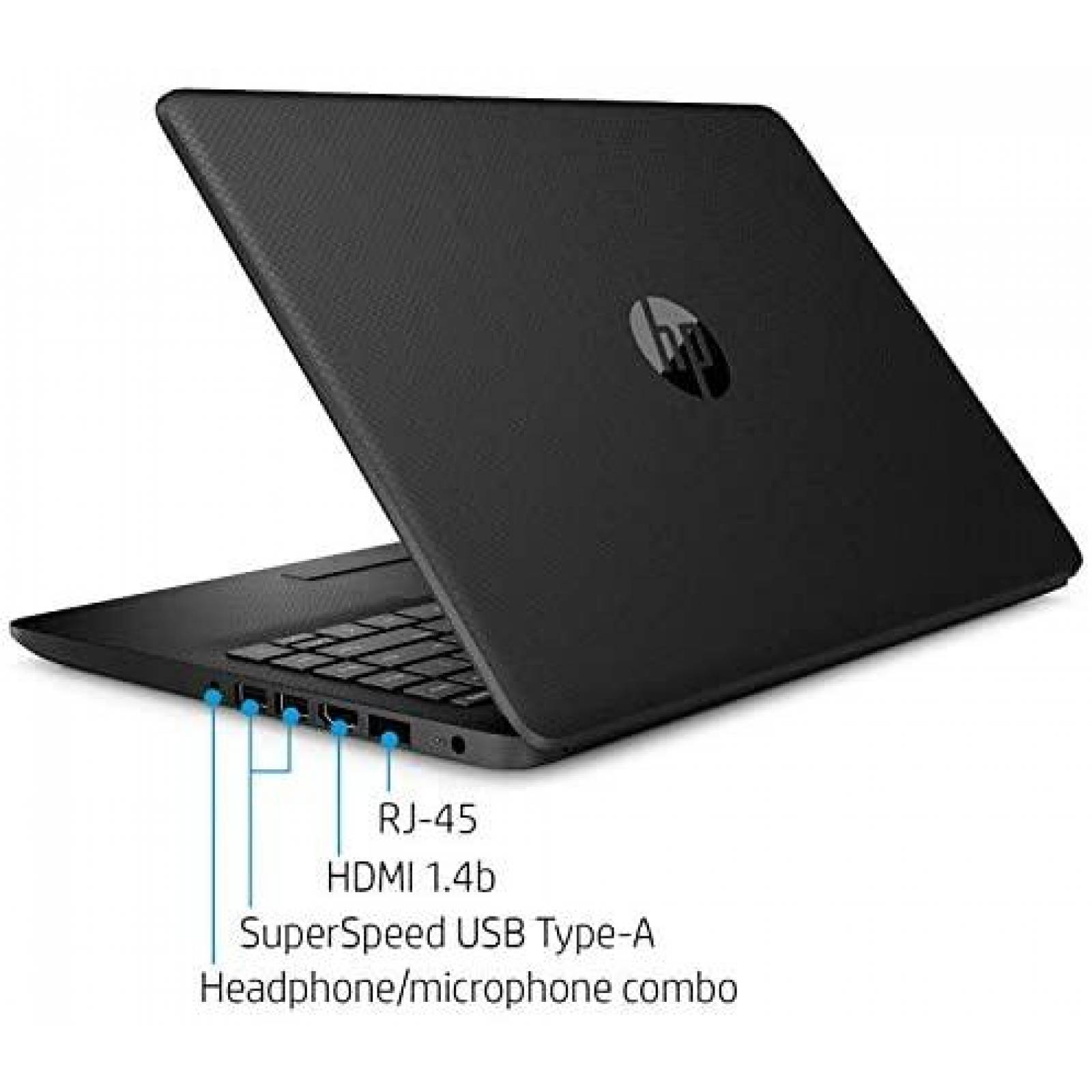 Laptop HP AMD Athlon Silver 3050U 8GB 256GB 14" -Negro