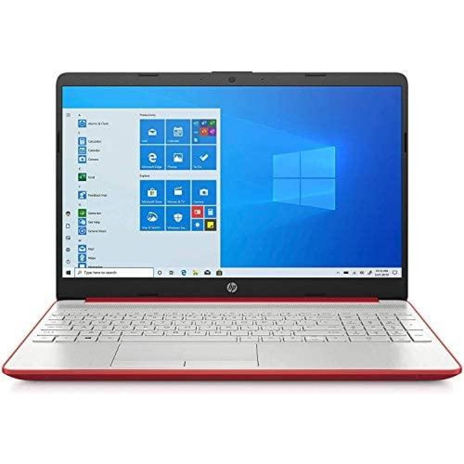 Laptop HP 15.6" Pentium N5000 4GB 500GB Windows 10 -Rojo