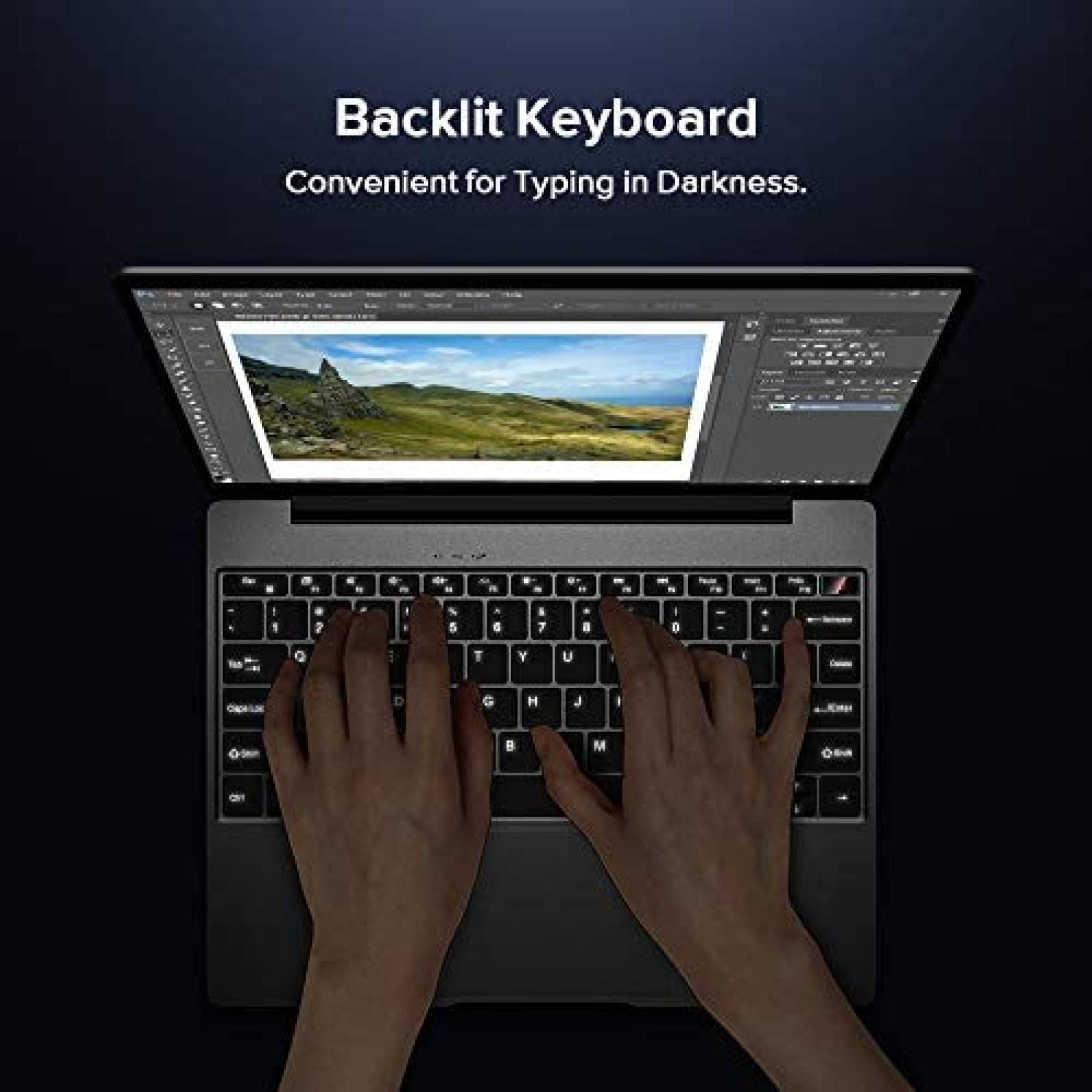 Laptop CHUWI GemiBook 13'' 12GB Celeron J4115 Win10 -Negro