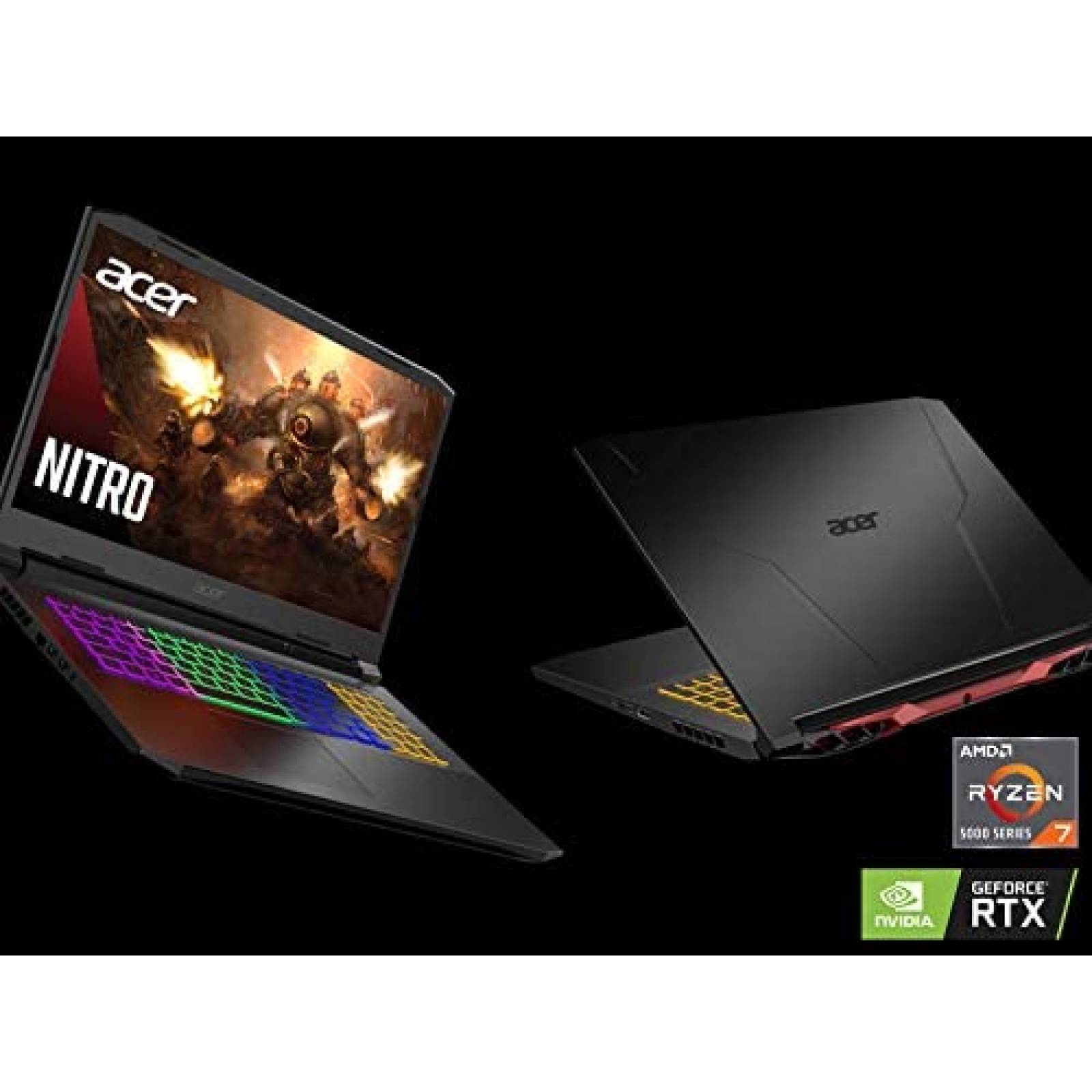 Laptop Gamer Acer Nitro 5 17.3 Ryzen 7 16GB 1TB RTX 3060