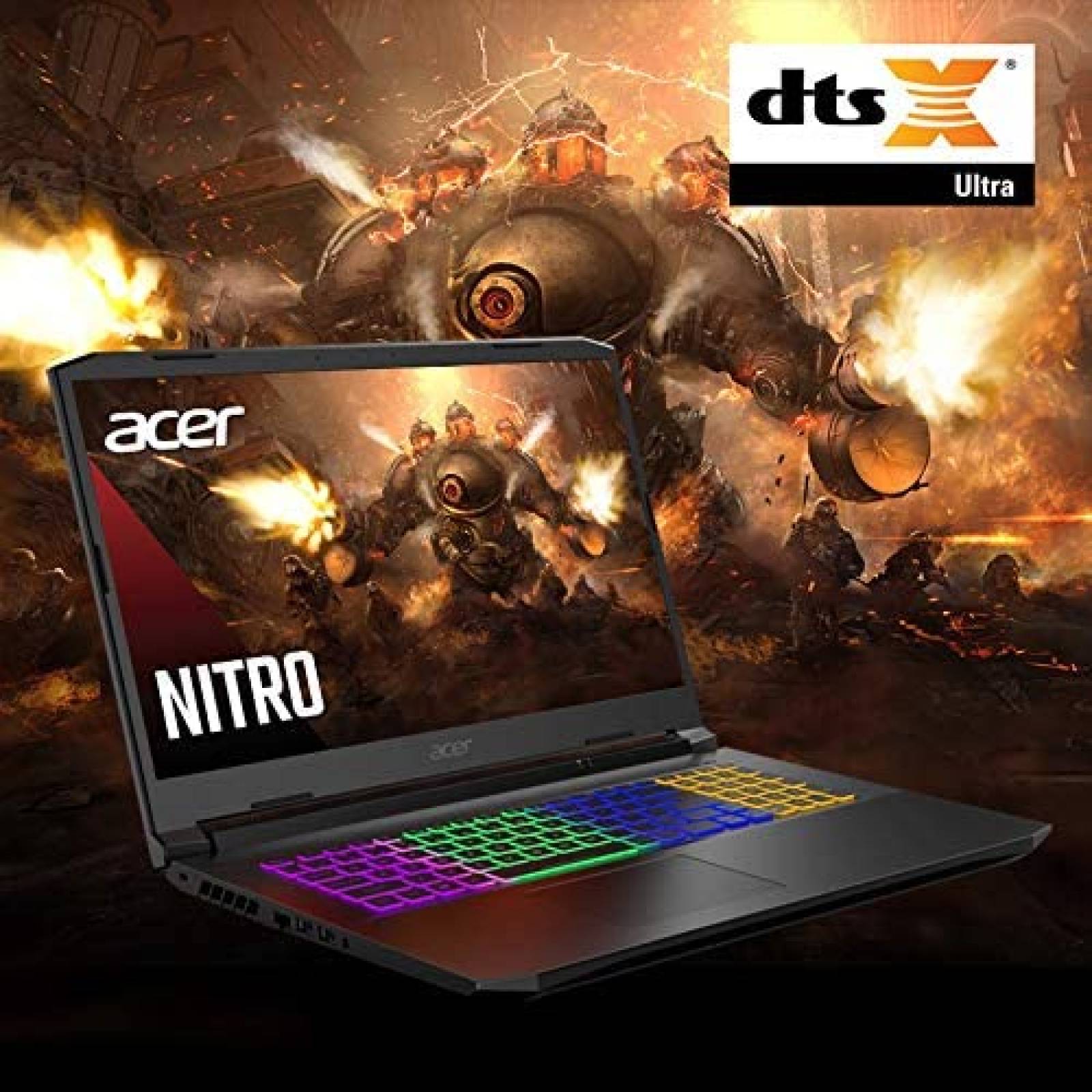 Laptop Gamer Acer Nitro 5 17.3 Ryzen 7 16GB 1TB RTX 3060