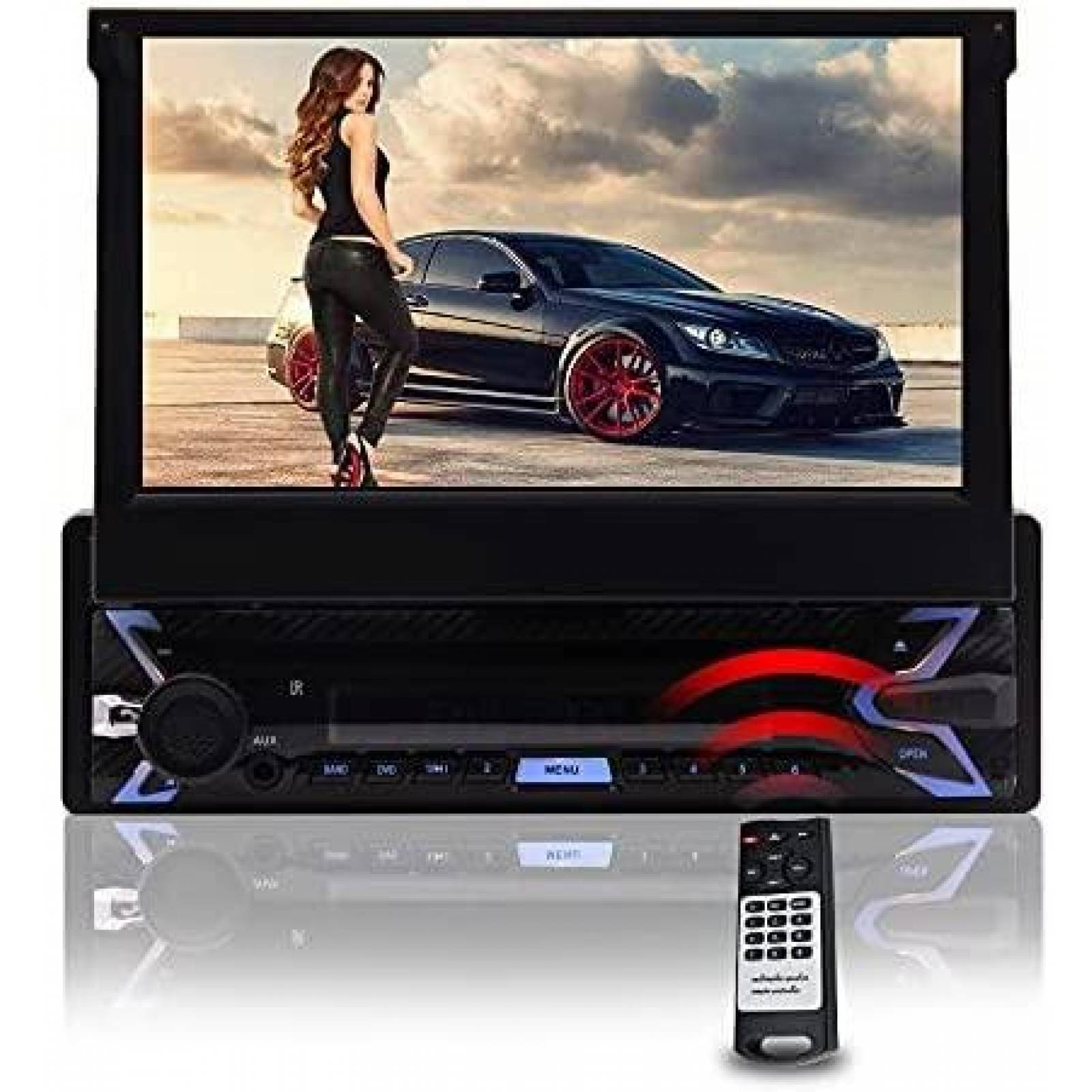 Estereo de Automovil EinCar Pantalla Tactil de 7" -Negro