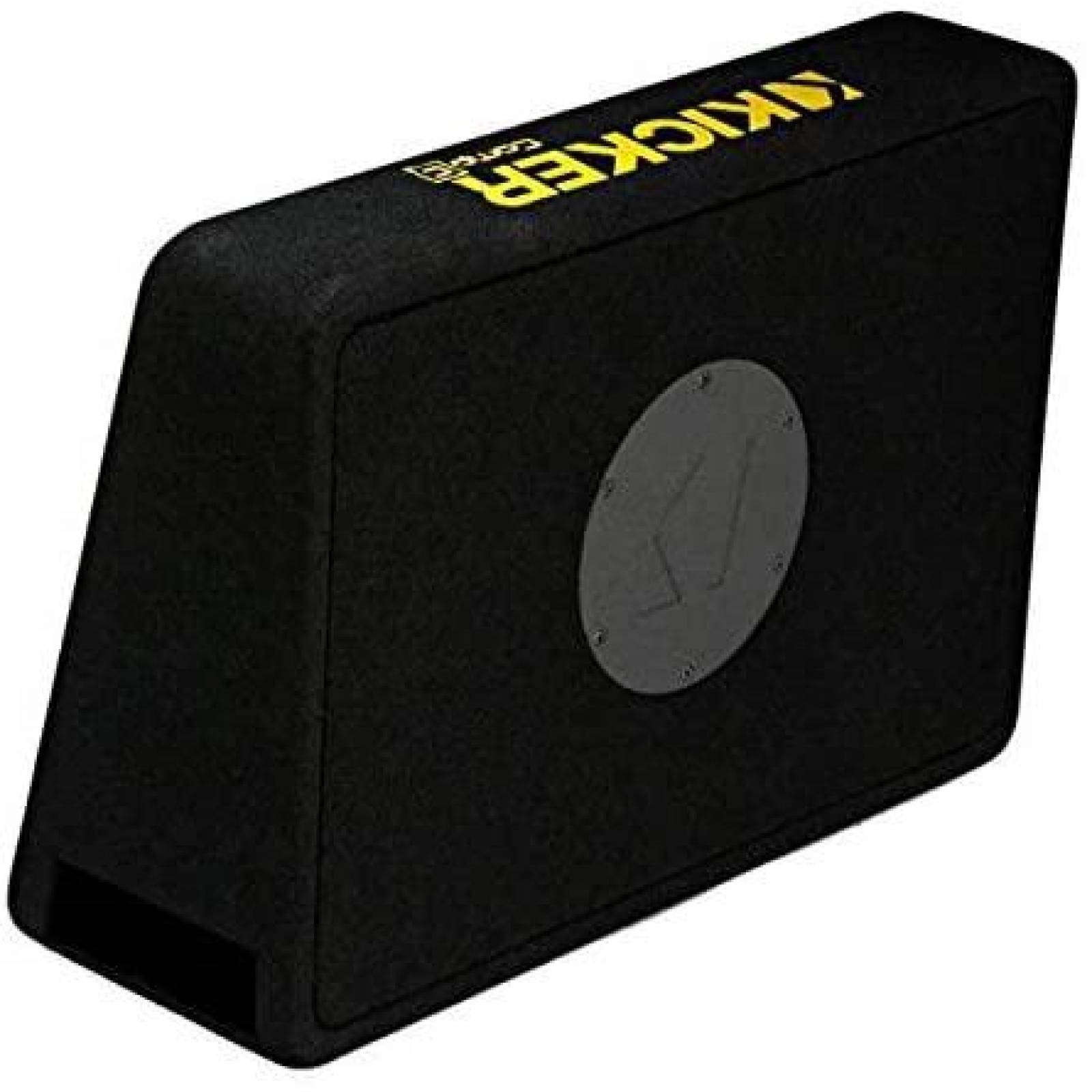 Caja Subwoofer Kicker CompC 10"+subwoofer 600 vatios -Negro
