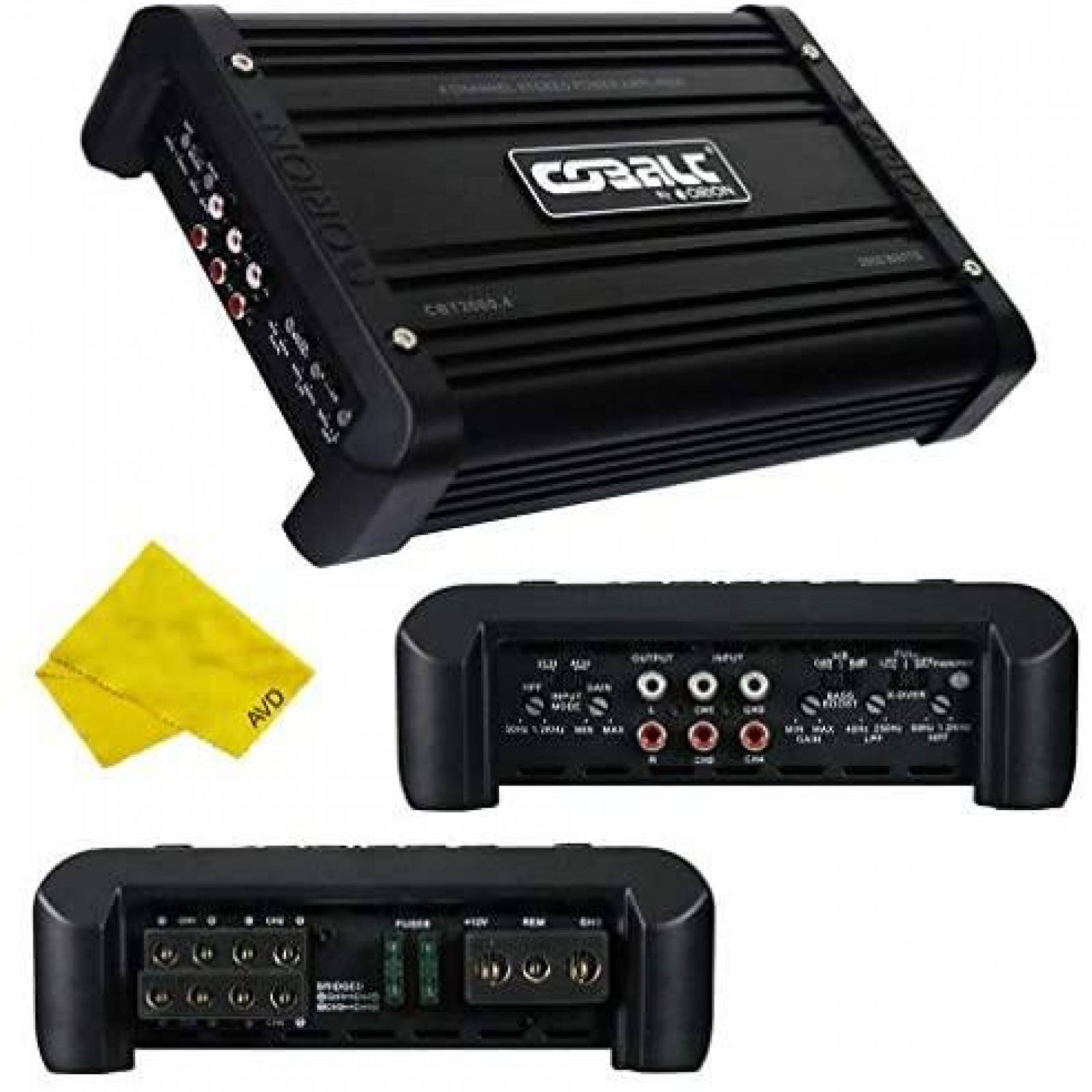 Amplificador Orion Cobalt de 4-Ch Clase A/B 1000W RMS -Negro