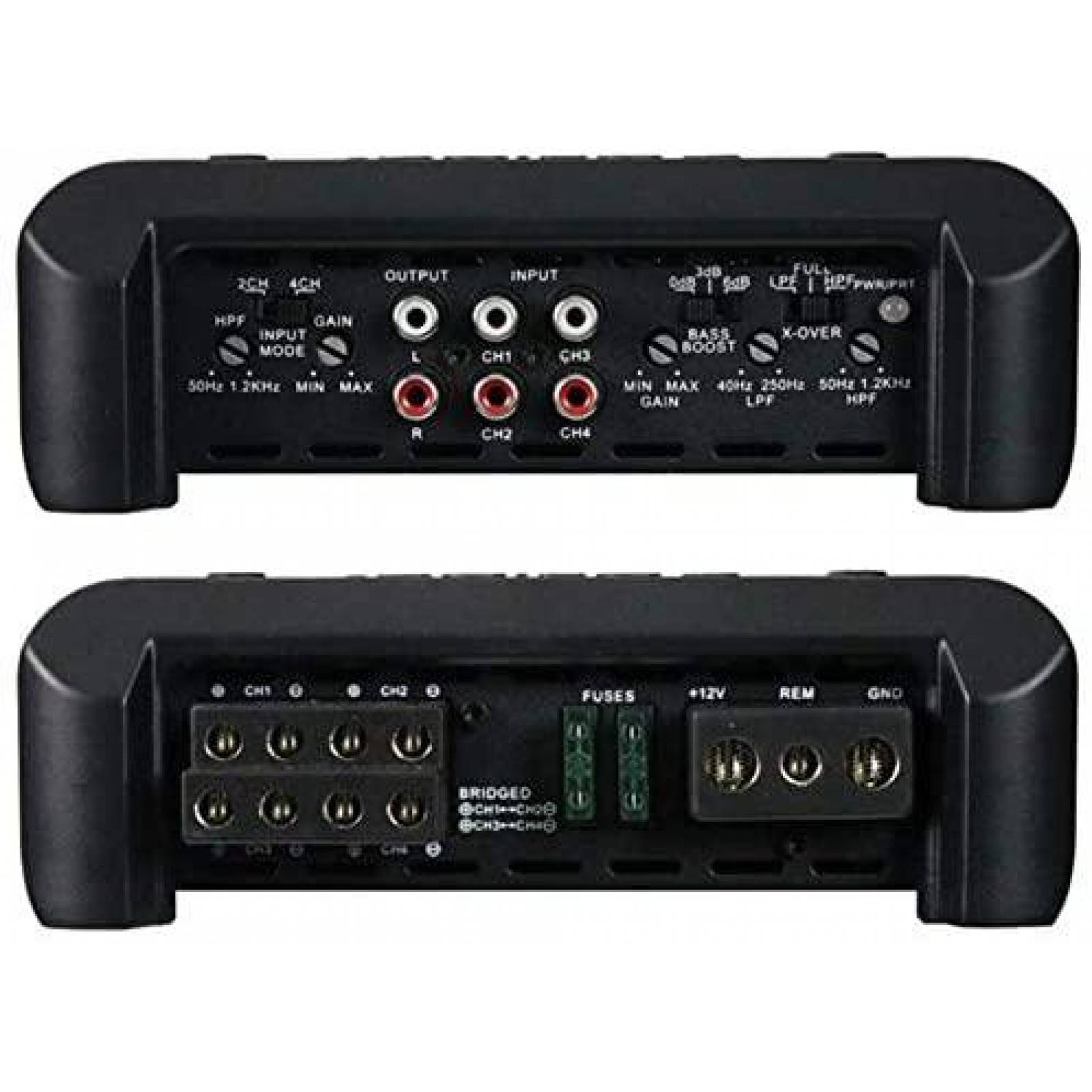 Amplificador Orion Cobalt de 4-Ch Clase A/B 1000W RMS -Negro