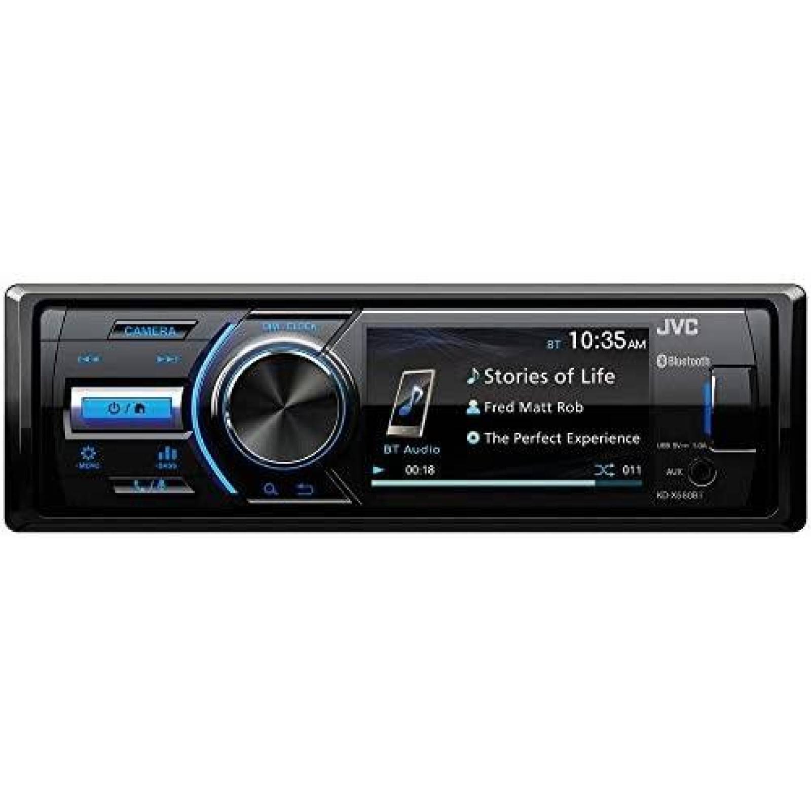Estereo JVC KD-X560BT Bluetooth carro 45v 454gr -Negro