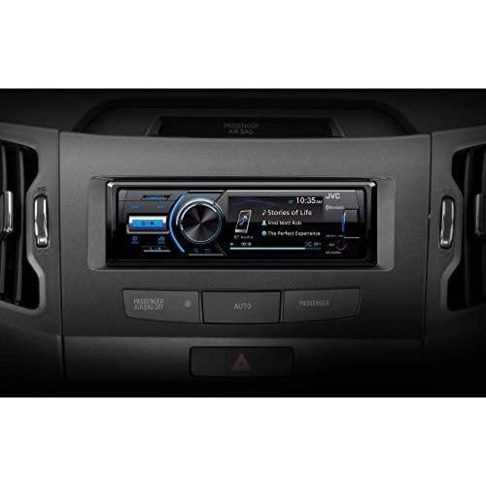 Estereo JVC KD-X560BT Bluetooth carro 45v 454gr -Negro