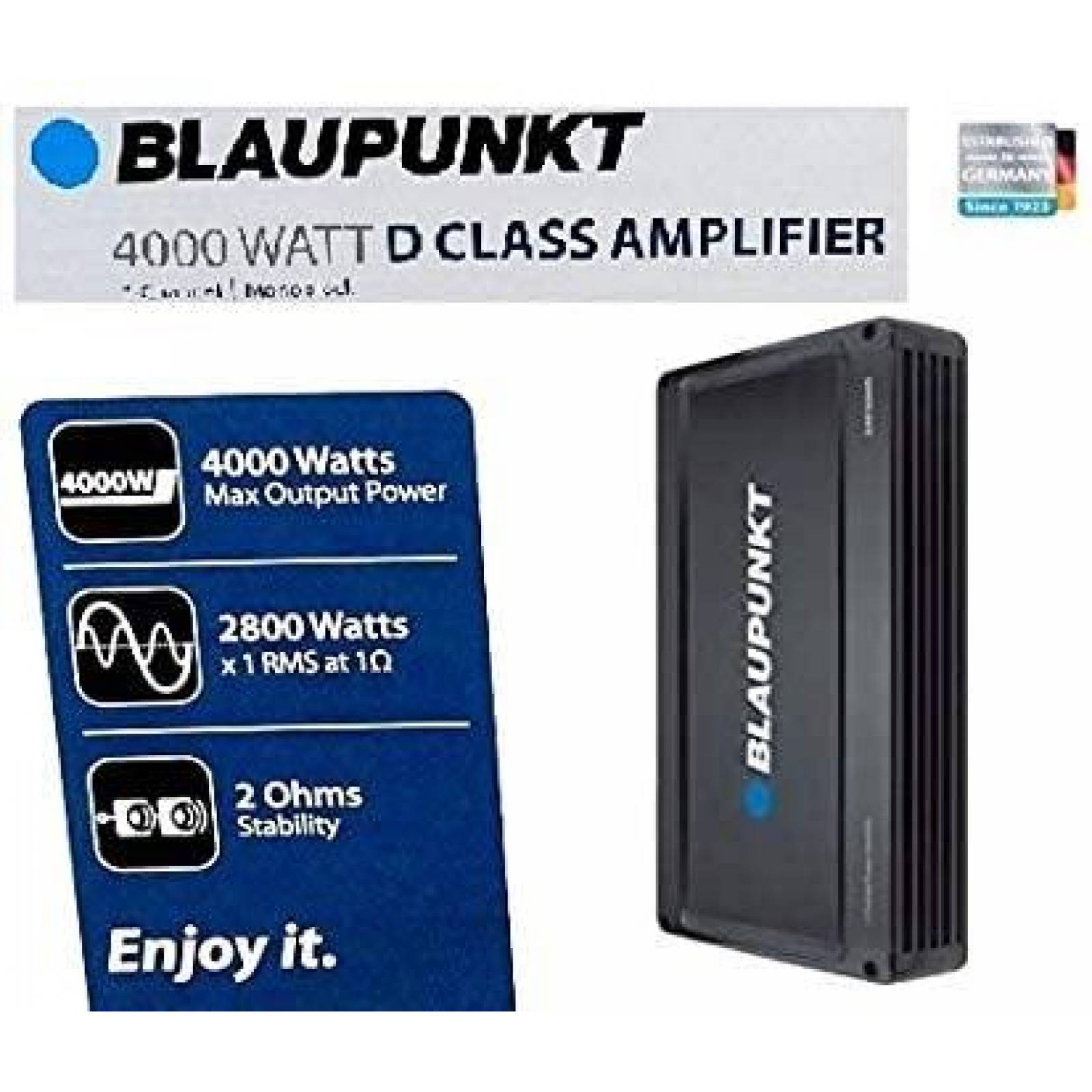 Amplificador de Audio para Carro Blaupunkt AMP4000D 4000W