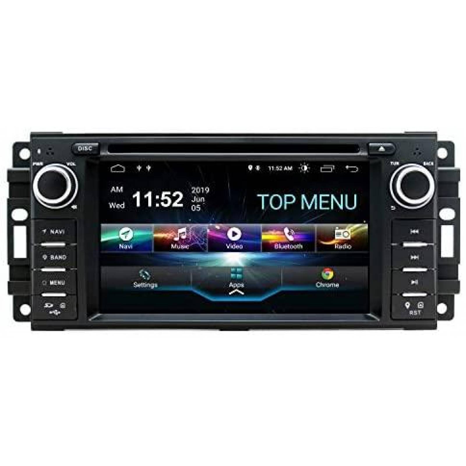 Estereo de Automovil SWTNVIN Jeep Wrangler Dodge Chrysler