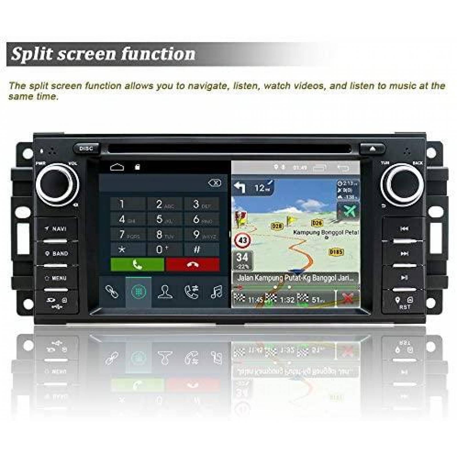 Estereo de Automovil SWTNVIN Jeep Wrangler Dodge Chrysler