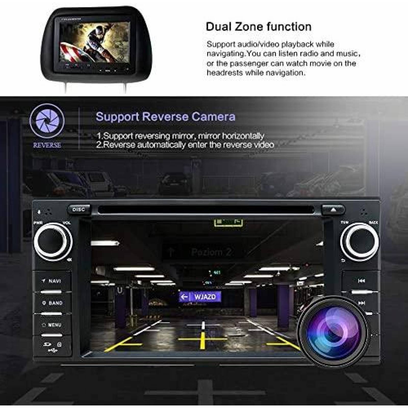 Estereo de Automovil SWTNVIN Jeep Wrangler Dodge Chrysler