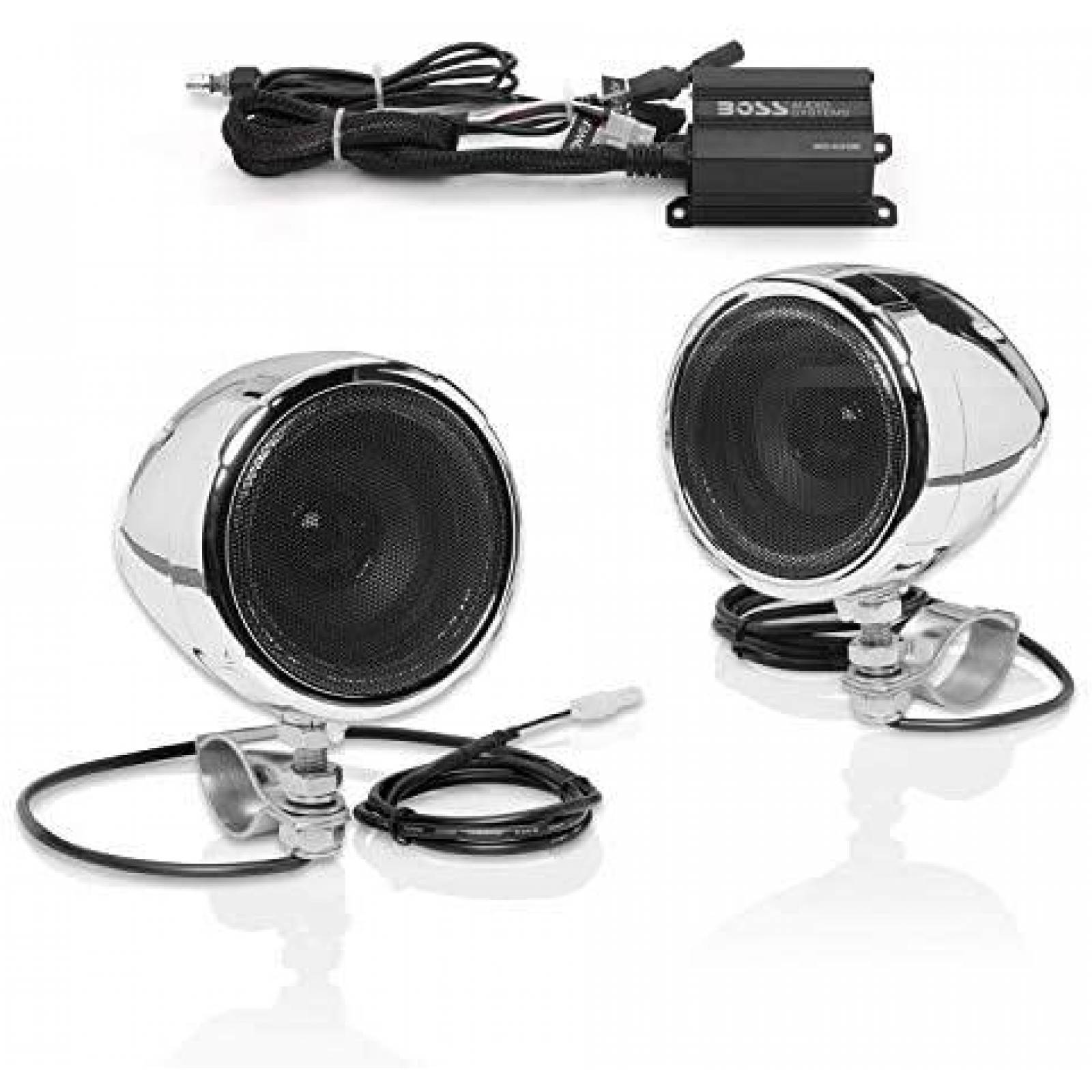 Bocinas Coaxiales BOSS Audio Systems MC420B para Moto -Negro