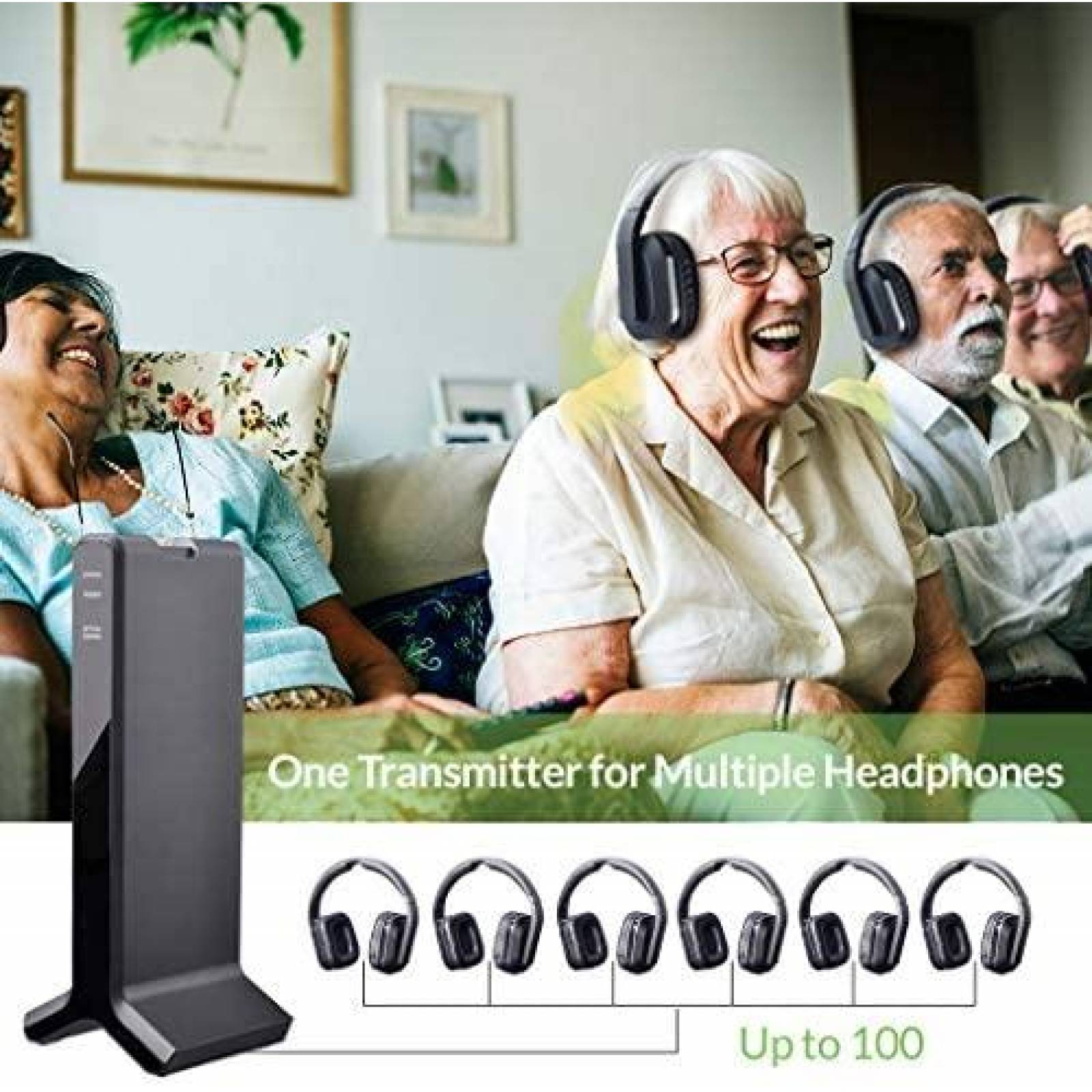 Audifonos para Smart TV Avantree HT280 2.4G -Negro