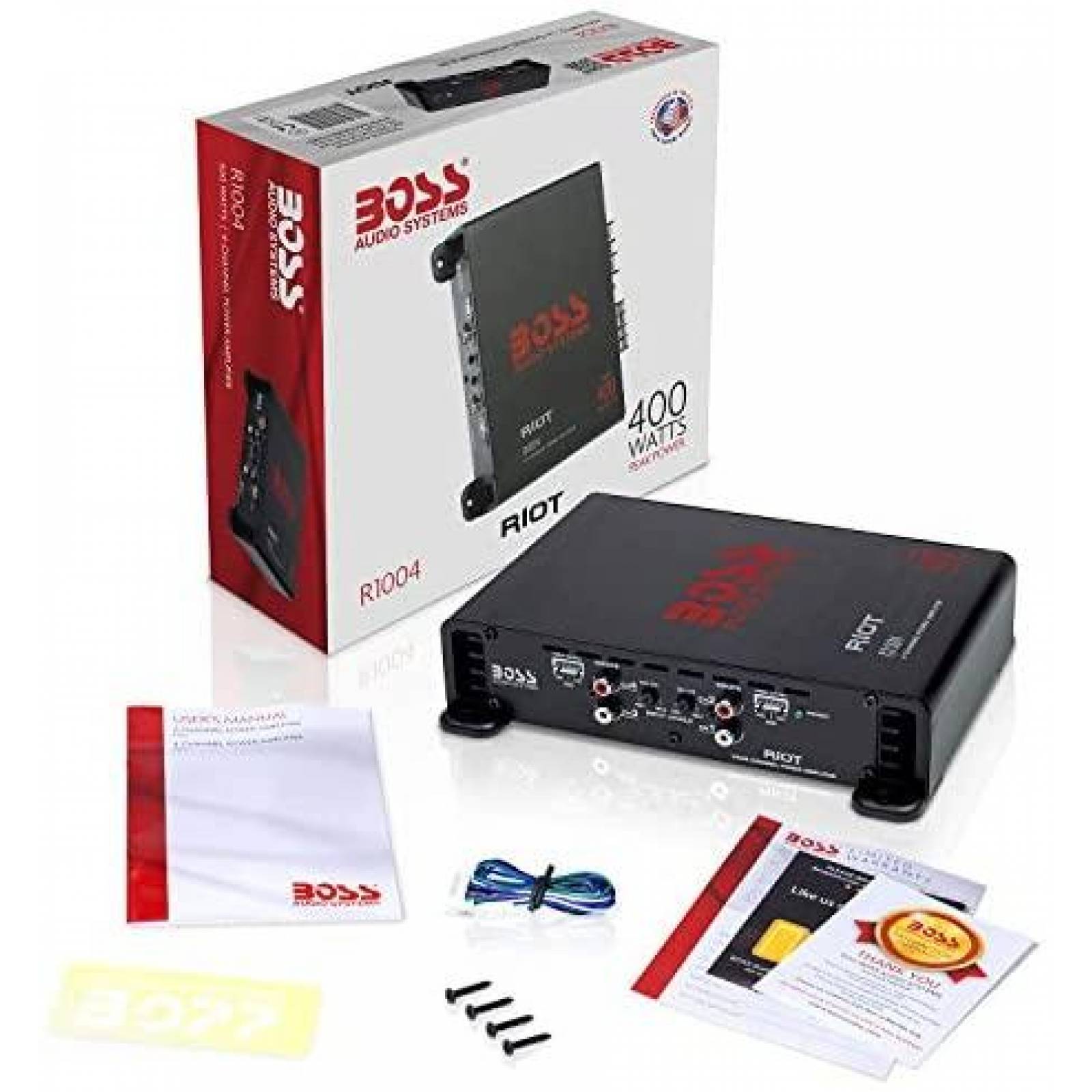 Amplificador de Automovil BOSS Audio Systems 400W 4 Canales